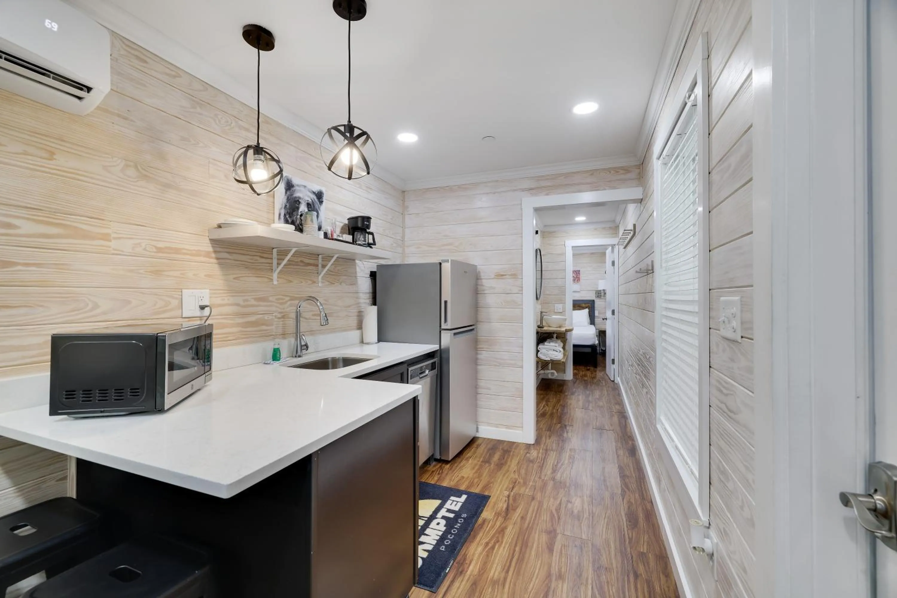 Kitchen or kitchenette in Camptel Poconos