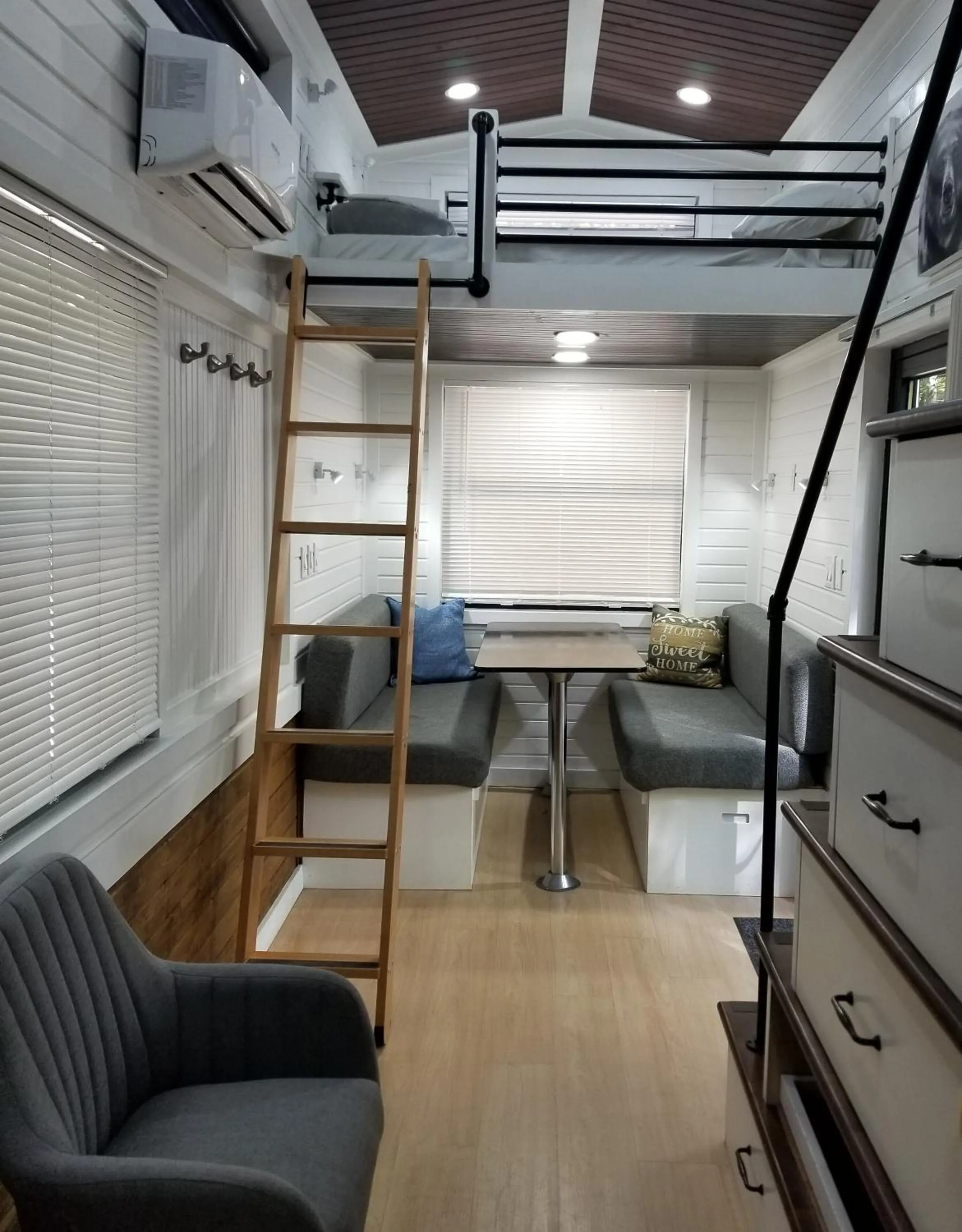 Seating area in Camptel Poconos