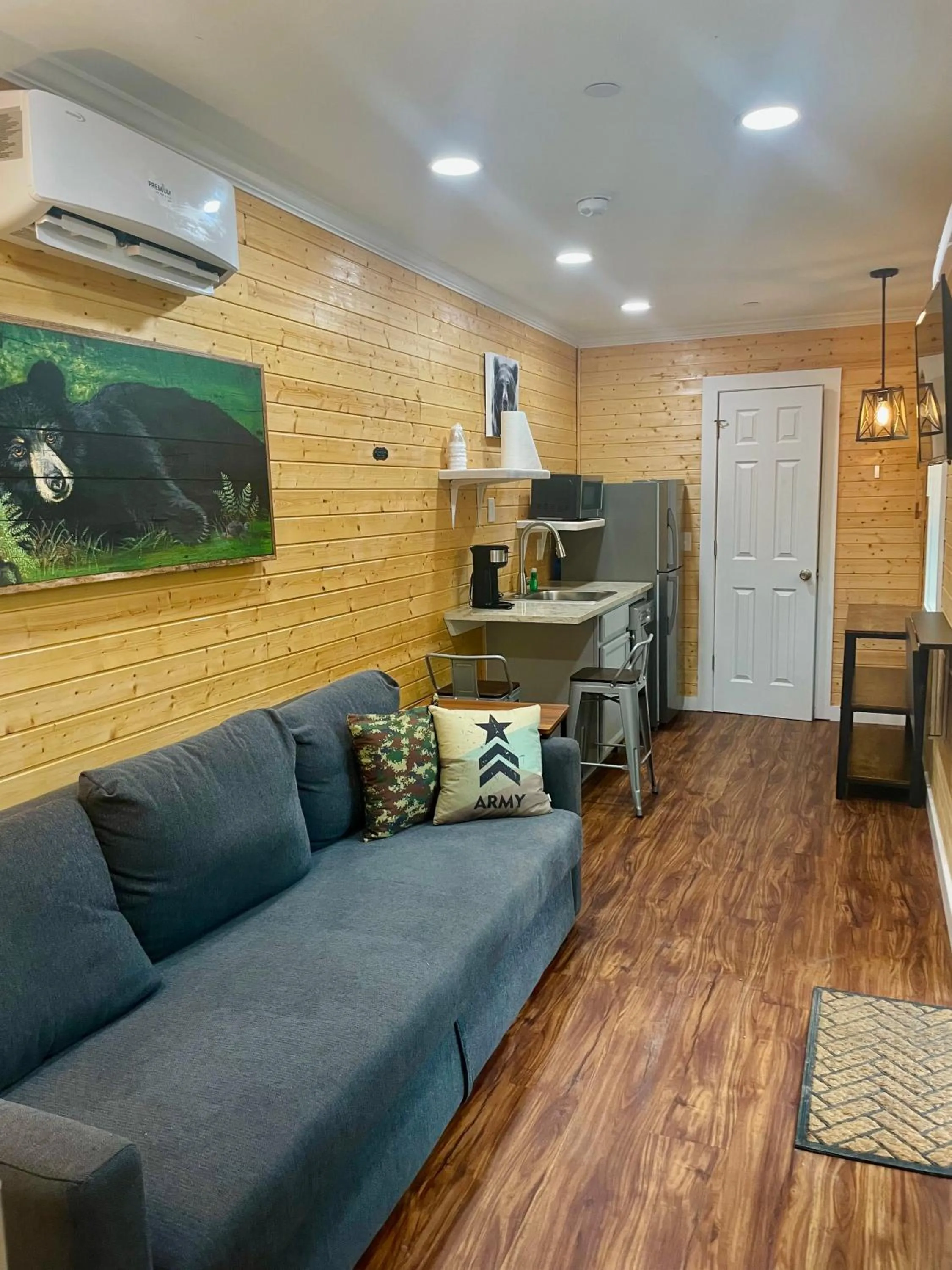 Seating area in Camptel Poconos