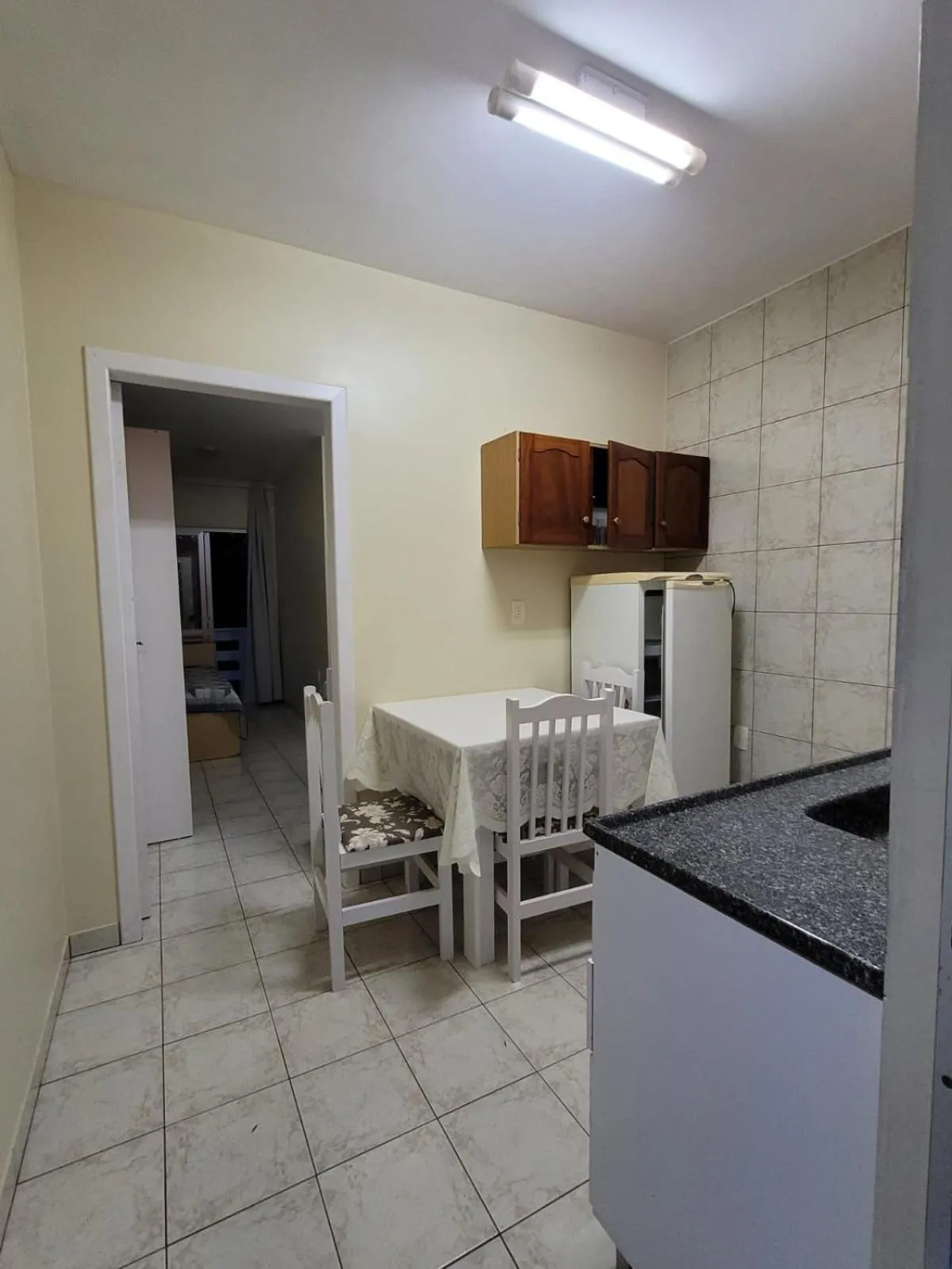 Kitchen or kitchenette in Pousada na Lagoa da Conceição Barcelos