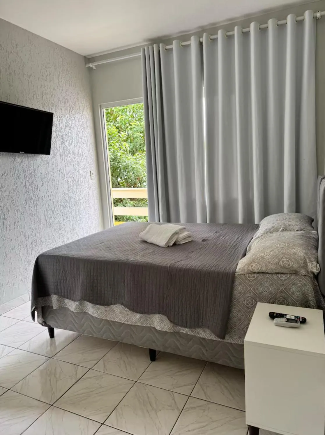 Bed in Pousada na Lagoa da Conceição Barcelos