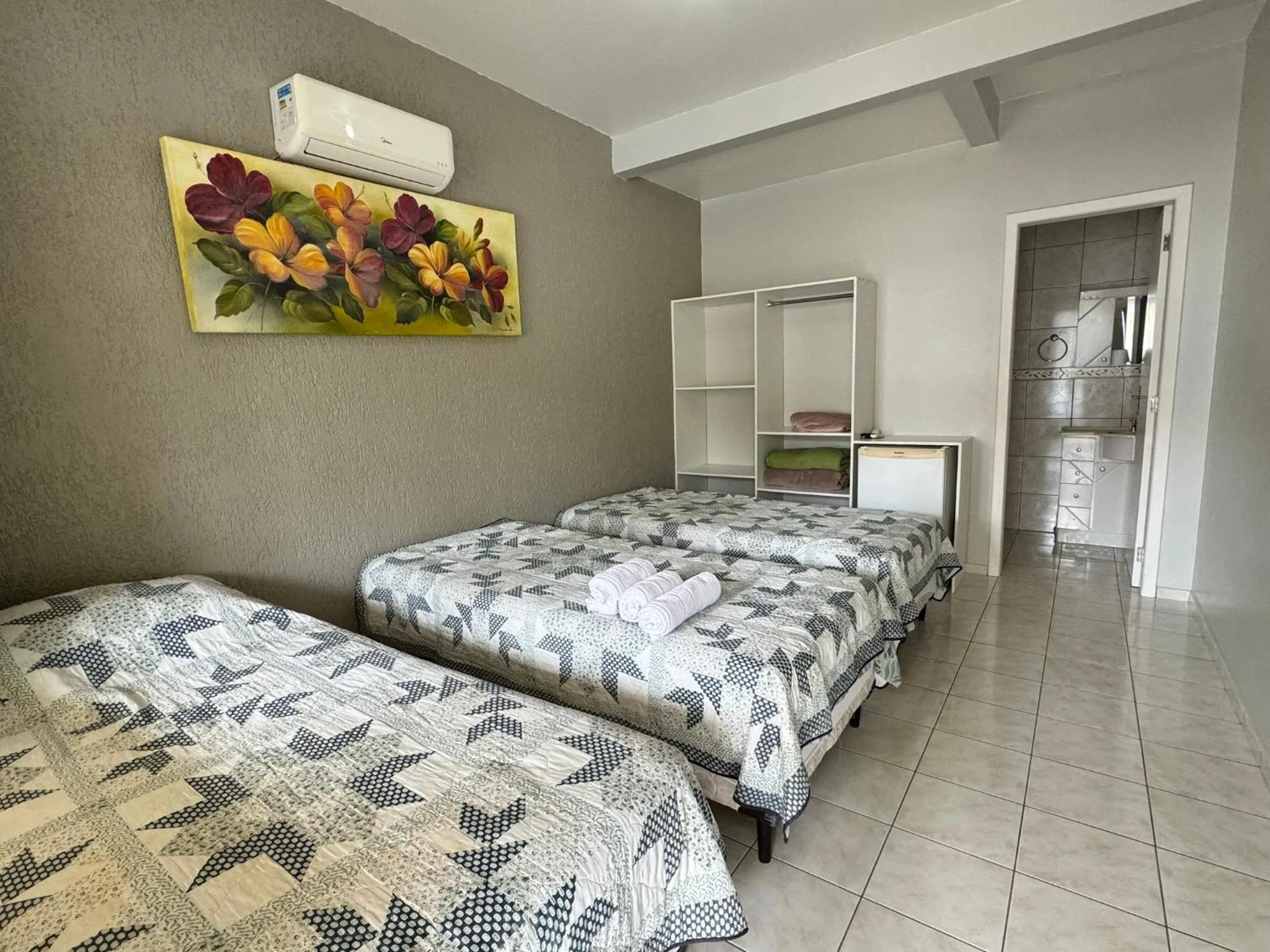 Bed in Pousada na Lagoa da Conceição Barcelos