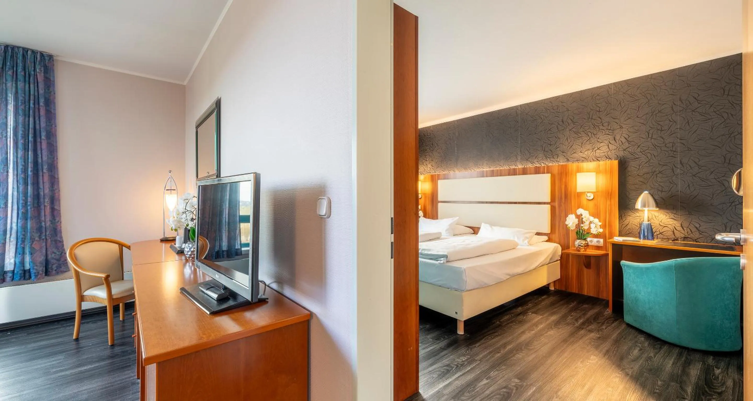 TV and multimedia, Bed in Best Western Plaza Hotel Zwickau