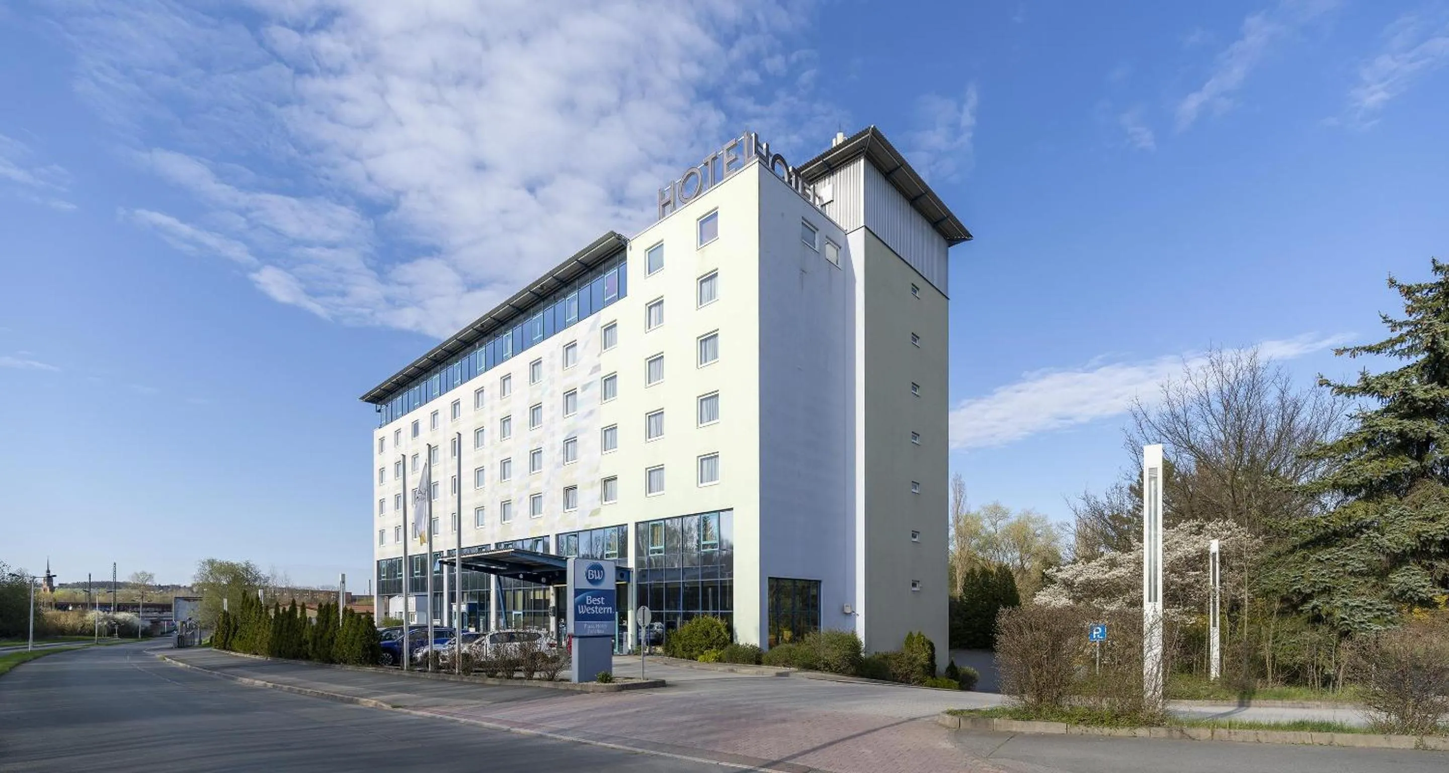 Property building in Best Western Plaza Hotel Zwickau