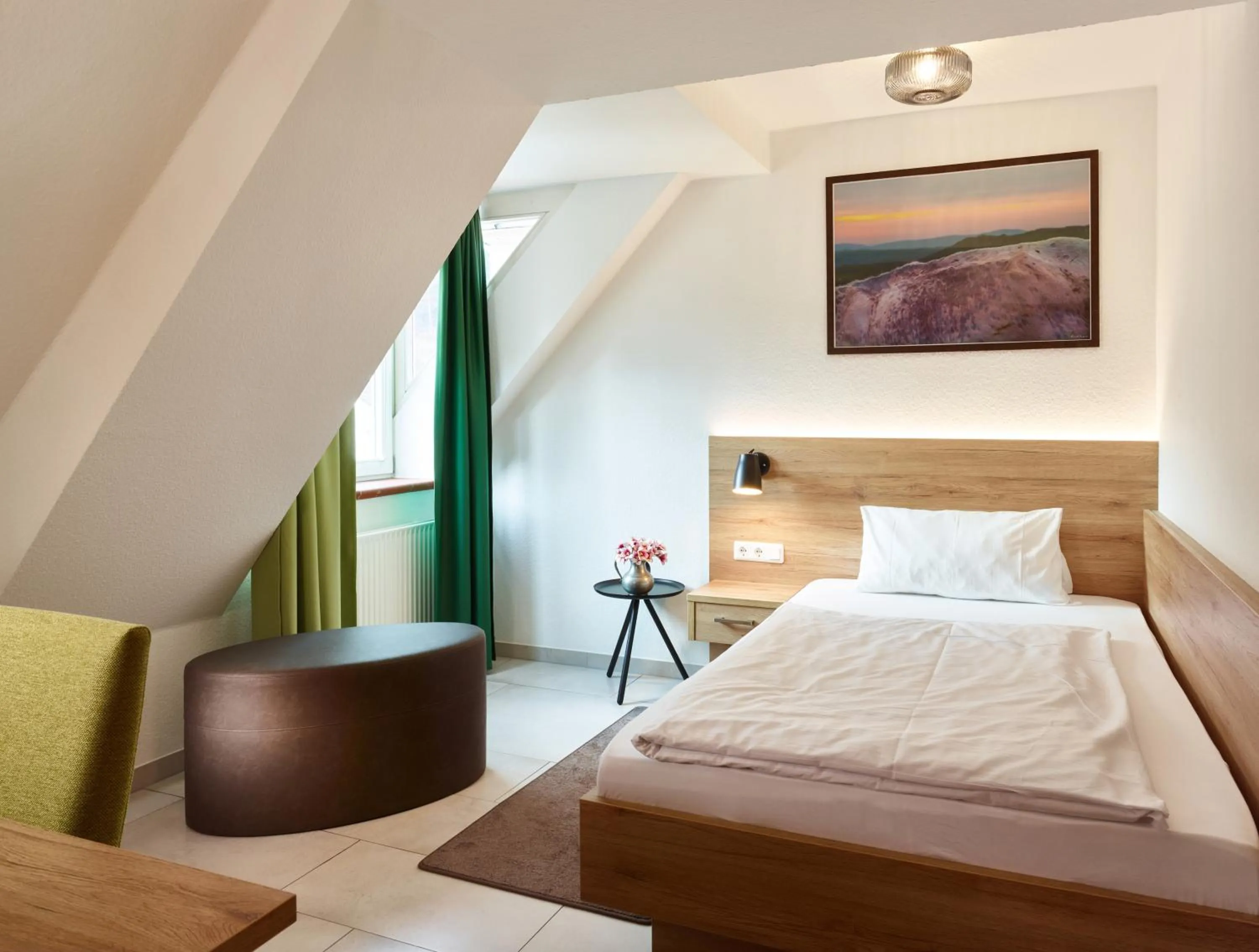 Staff, Bed in Hotel & Restaurant Burgschänke