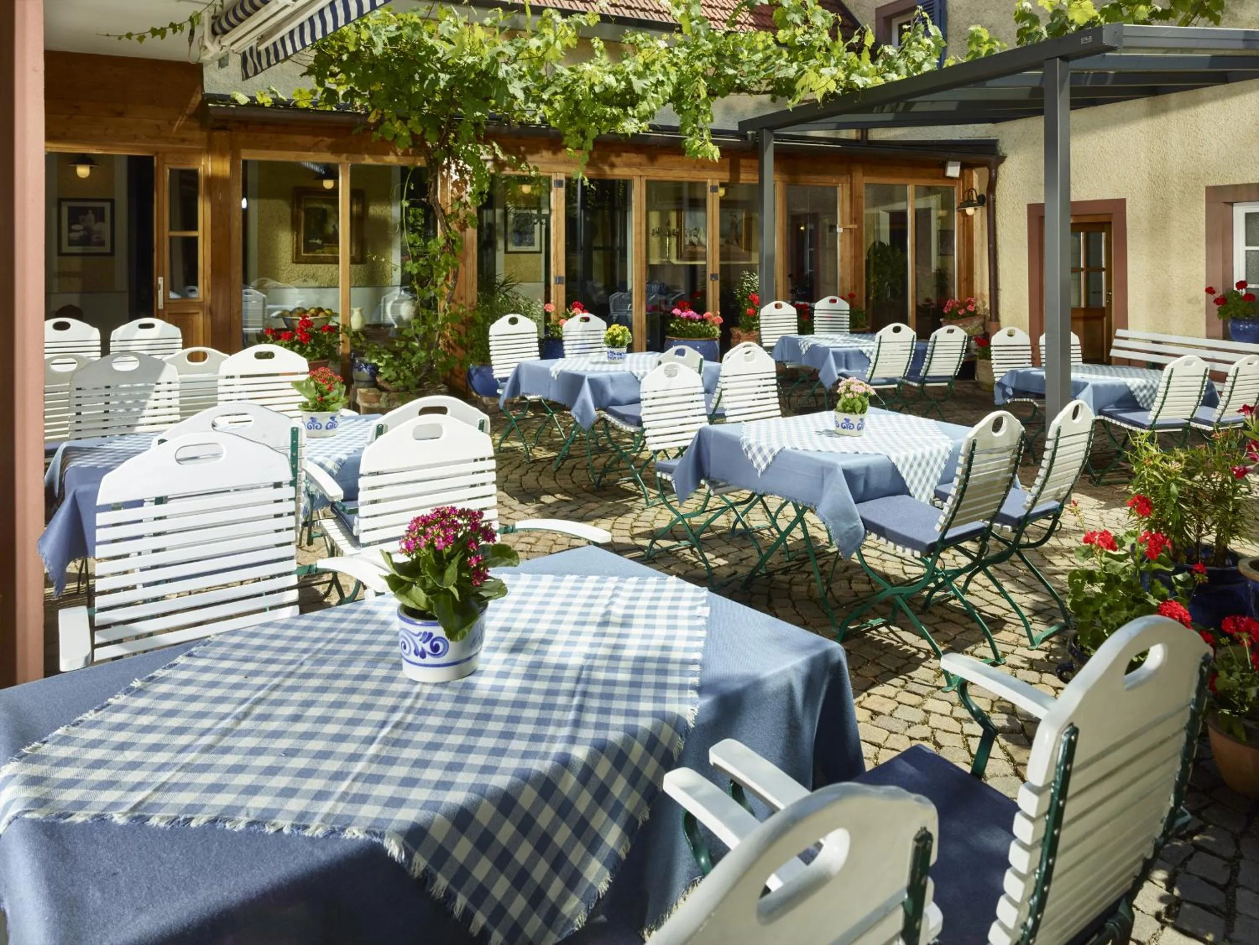 Patio in Hotel & Restaurant Burgschänke