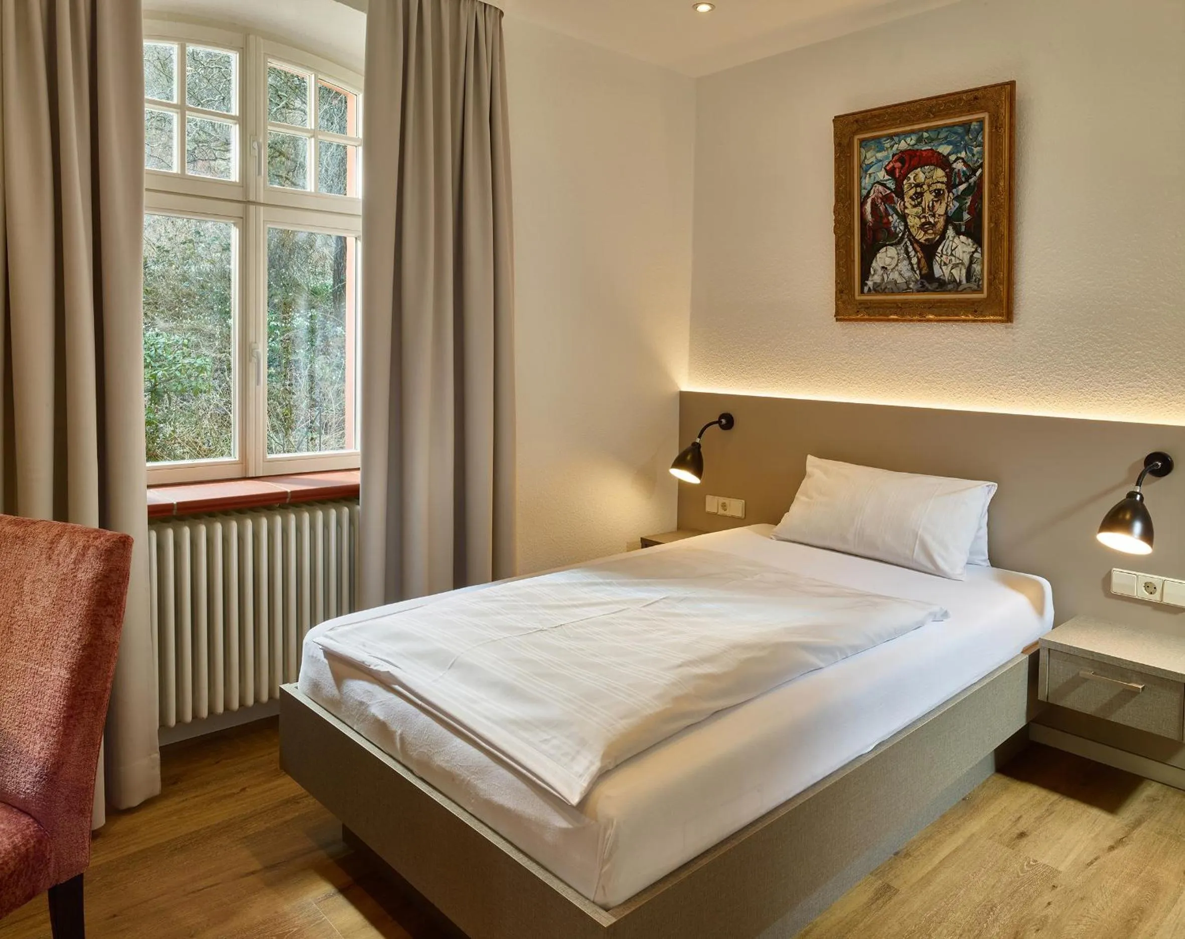 Photo of the whole room, Bed in Hotel & Restaurant Burgschänke