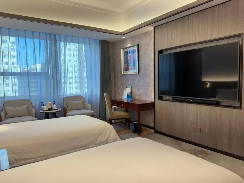 Bedroom, Bed in Beijing Jingyi Hotel Bedroom, Bed in Beijing Jingyi Hotel