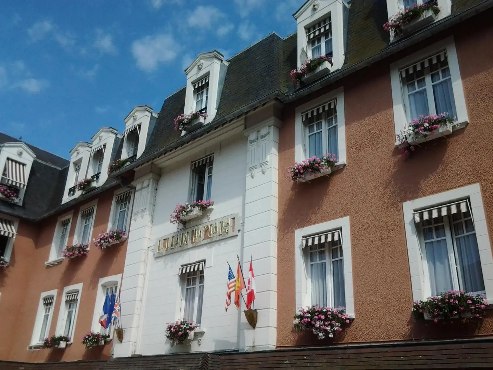 Facade/entrance in Hotel Le Lion D'Or et Restaurant La Table Du Lion Facade/entrance in Hotel Le Lion D'Or et Restaurant La Table Du Lion
