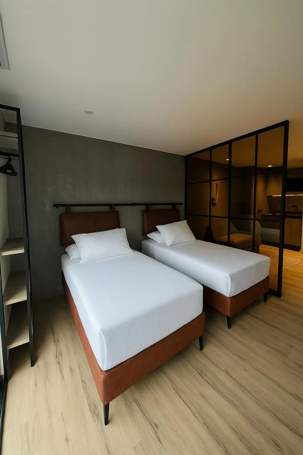 Bed in Mosaic Studios Buenavista