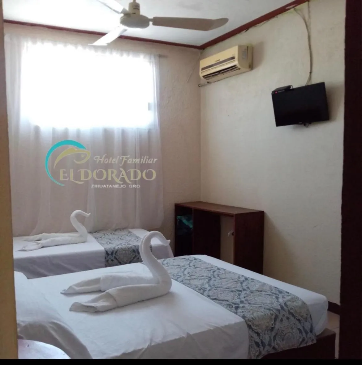Bed in Hotel Familiar El Dorado