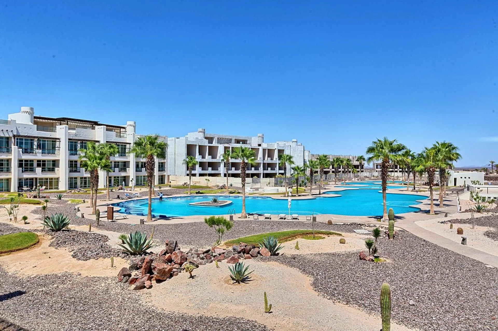 Pool view in Mayan Lakes 14-203 by Kivoya