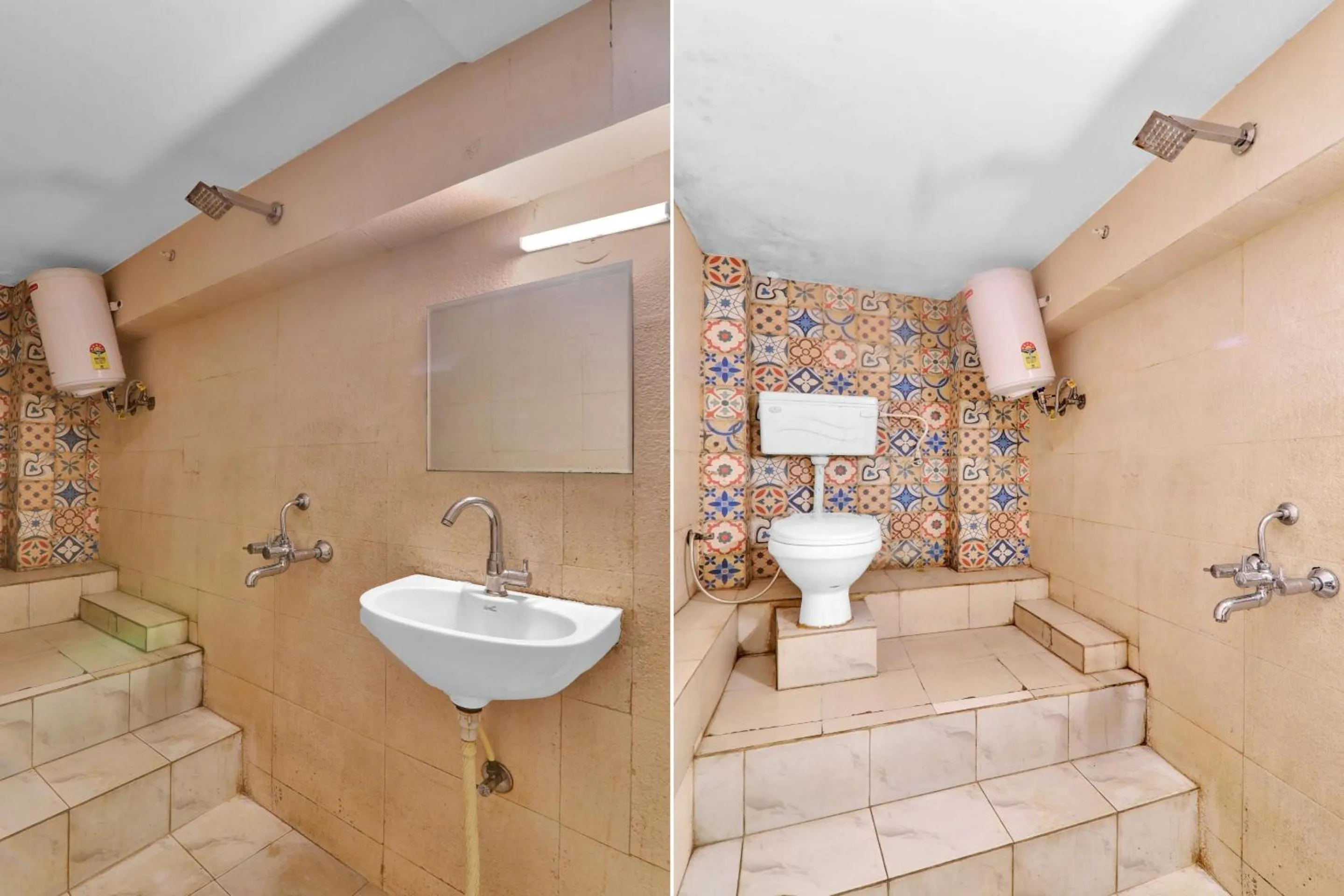 Bathroom in Super Hotel O Sada Shiv Guest House