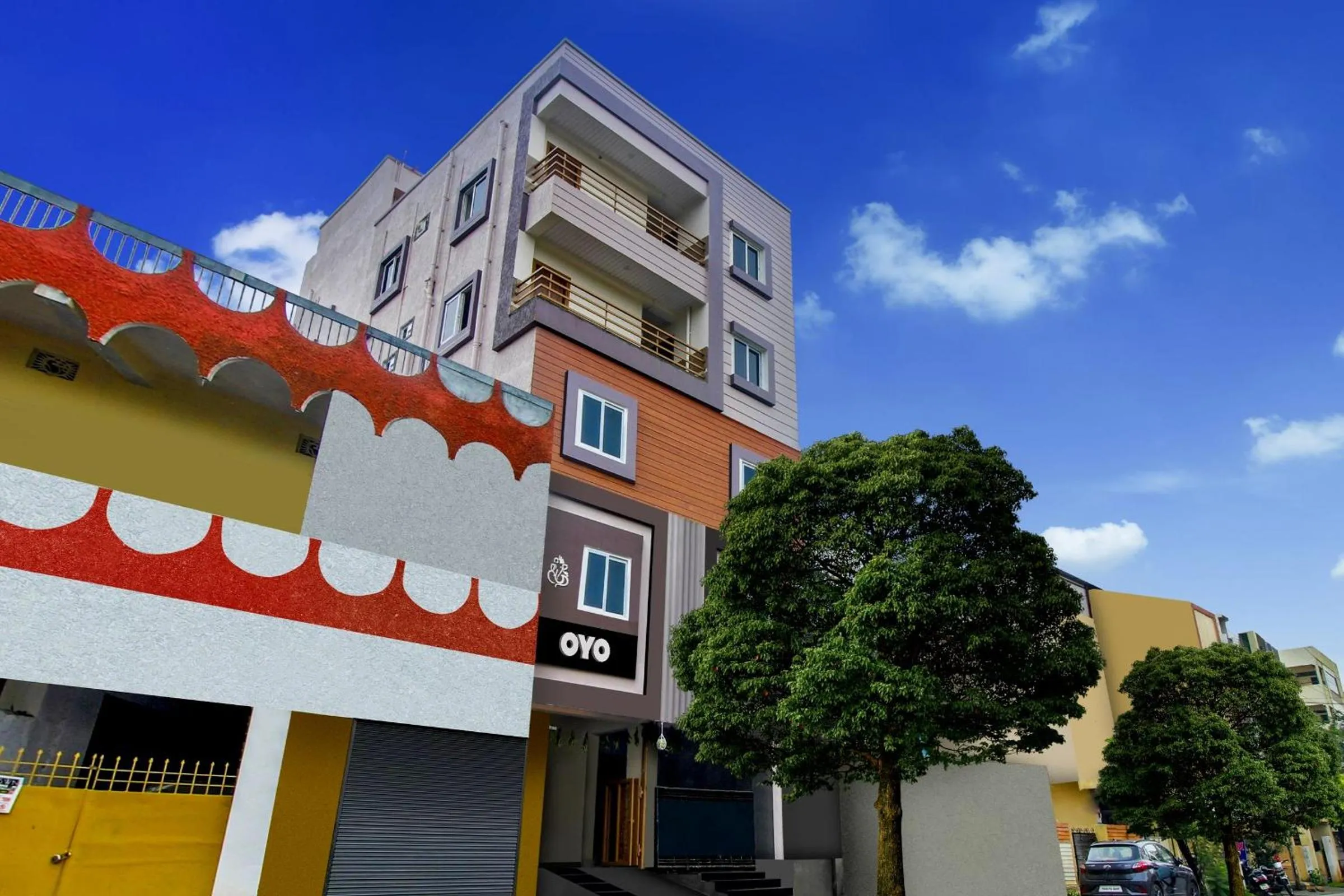 Facade/entrance in Hotel O Holiday