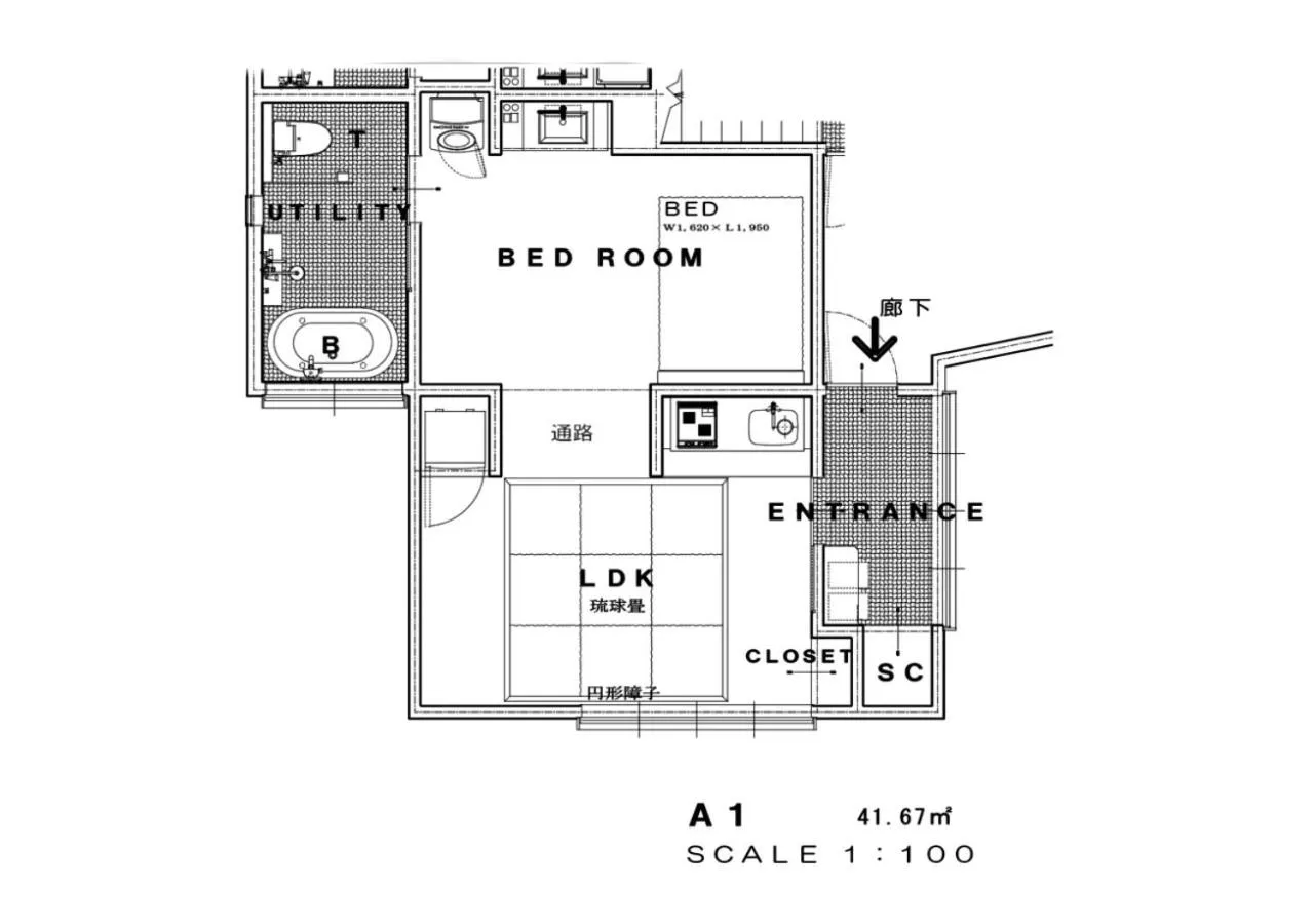 Floor plan in ATAMI SPRING TERRACE HOTEL