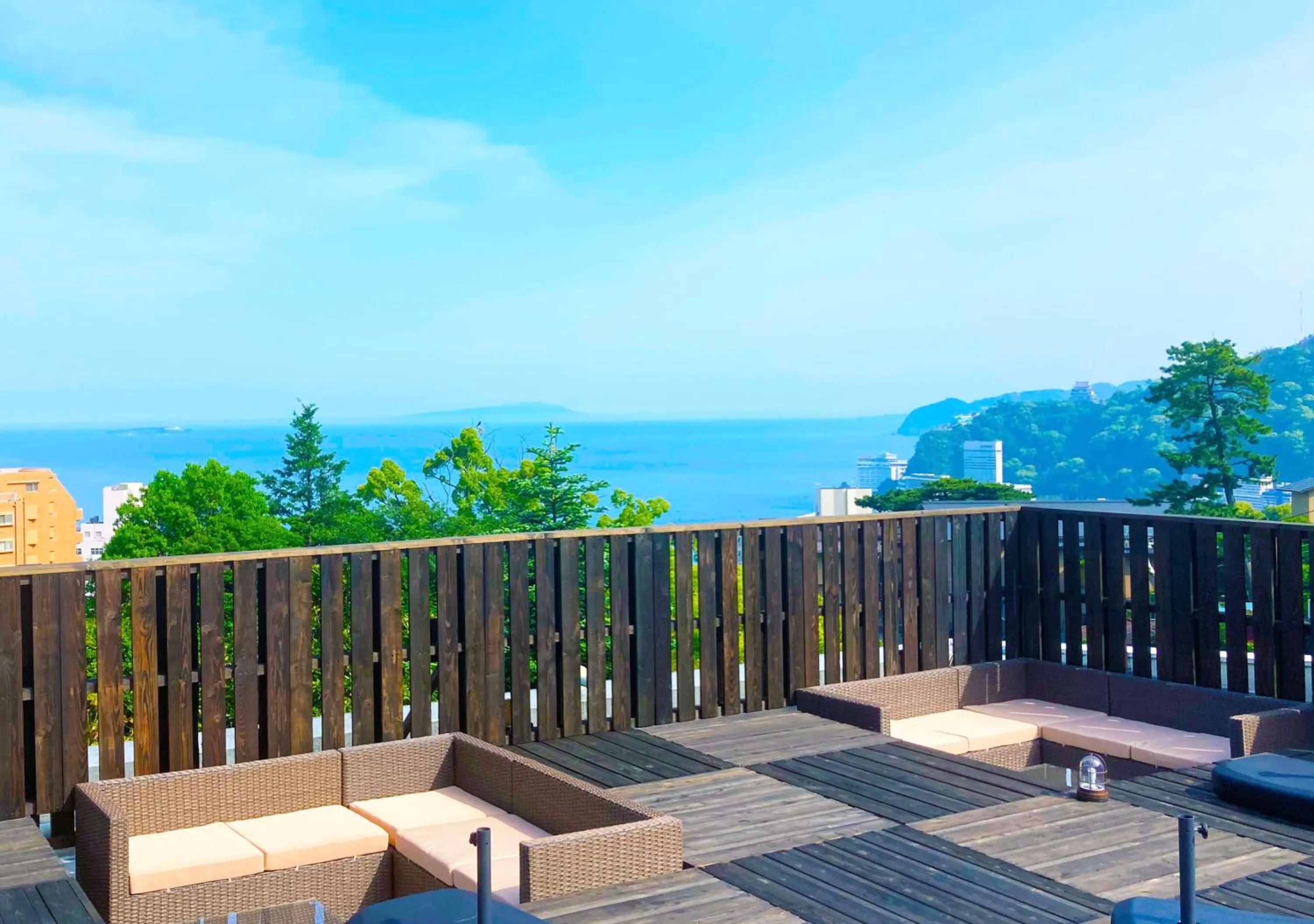 Balcony/Terrace in ATAMI SPRING TERRACE HOTEL