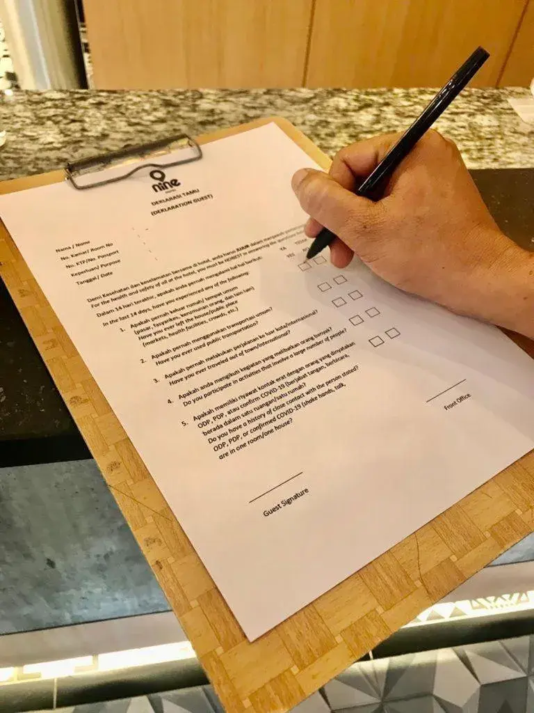 Photo of the whole room in Nine Hotel Photo of the whole room in Nine Hotel