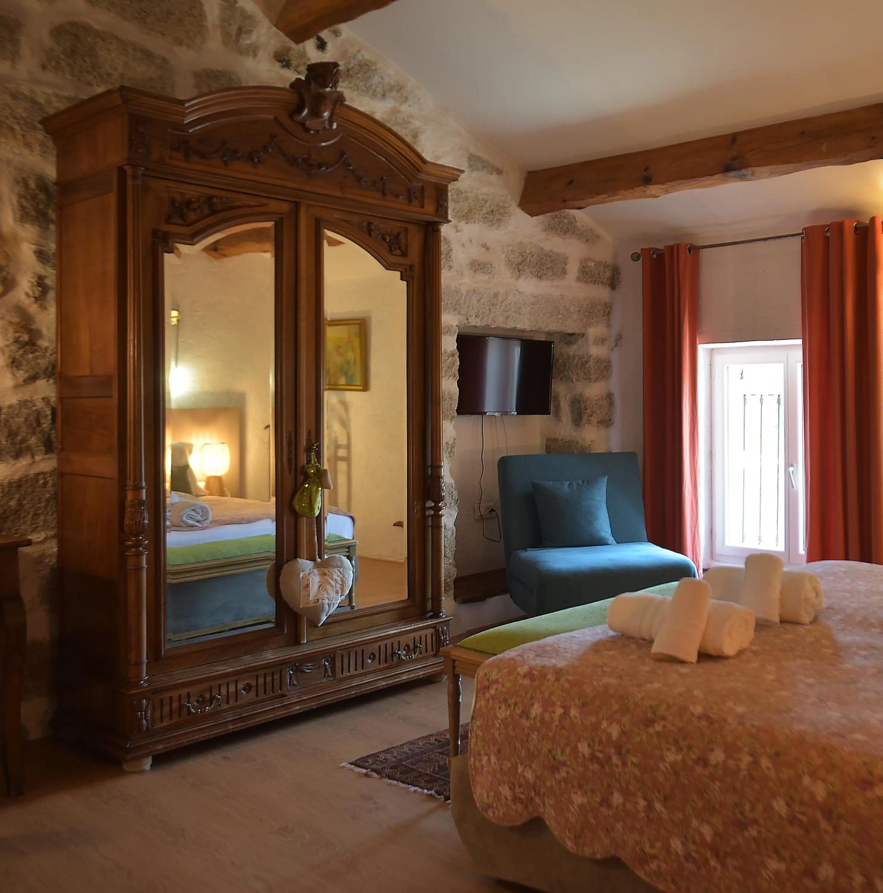 Bed in Auberge U n'Antru Versu