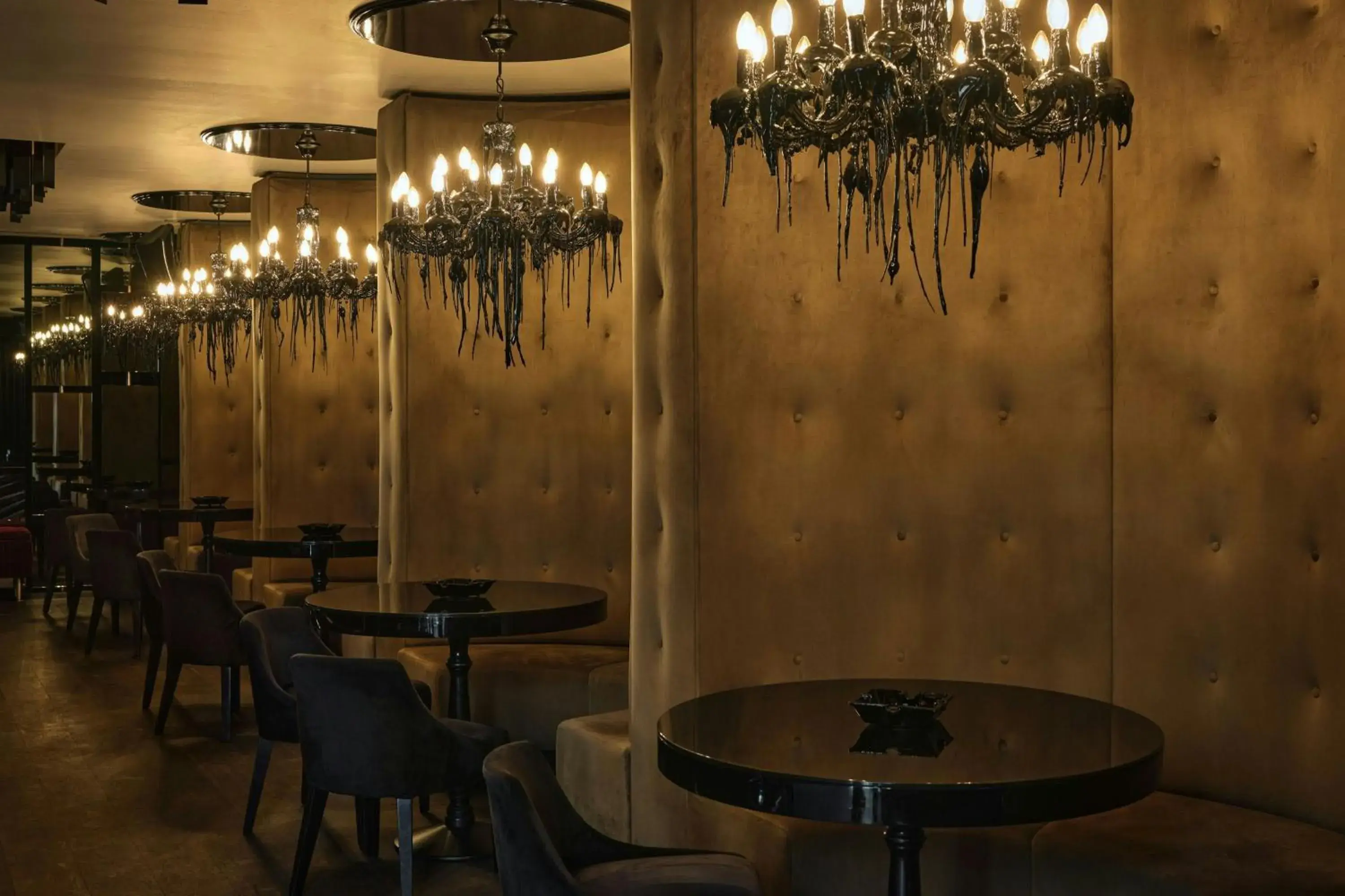 Lounge or bar in Roomers Frankfurt Central, Autograph Collection Lounge or bar in Roomers Frankfurt Central, Autograph Collection