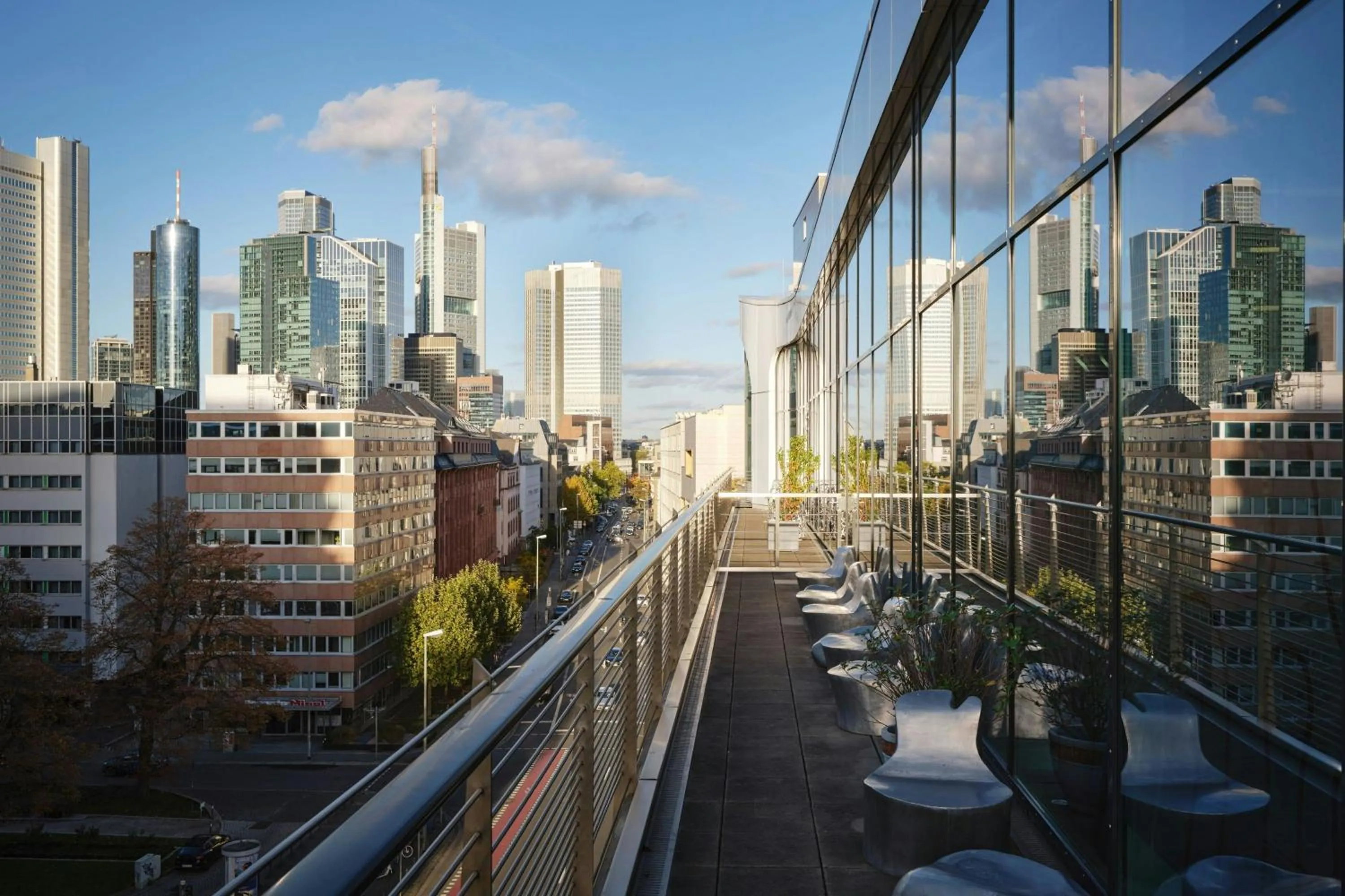 View (from property/room) in Roomers Frankfurt Central, Autograph Collection