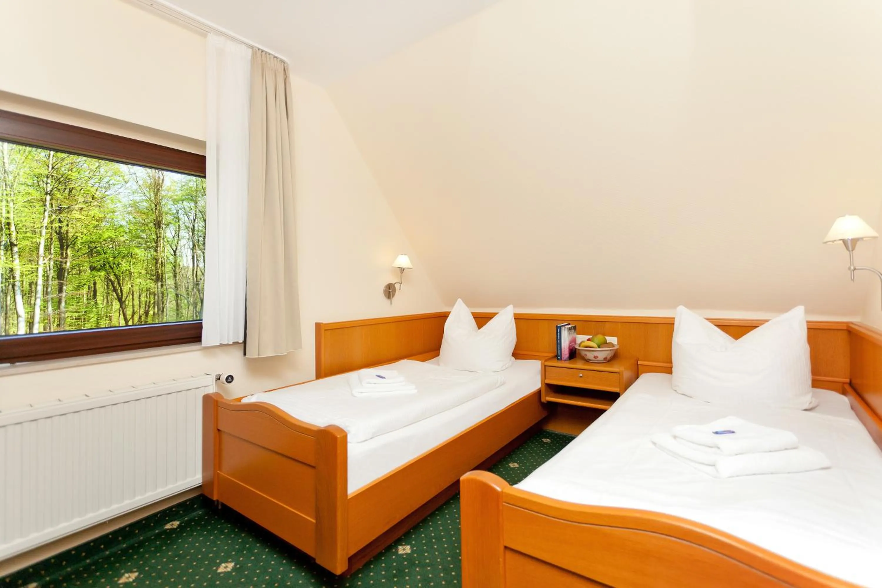 Bed in Restaurant & Hotel Baumhaus Hagen