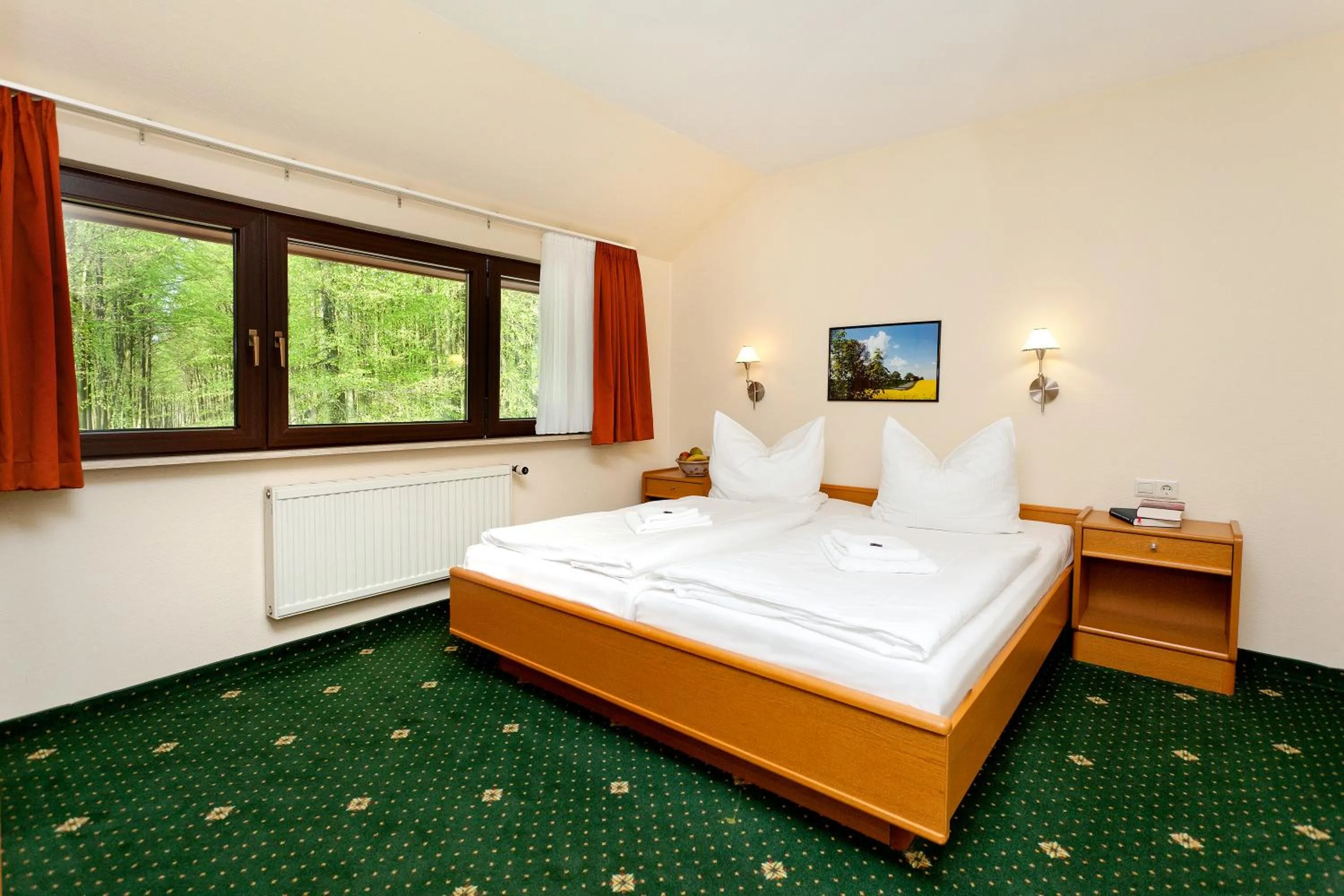Bed in Restaurant & Hotel Baumhaus Hagen