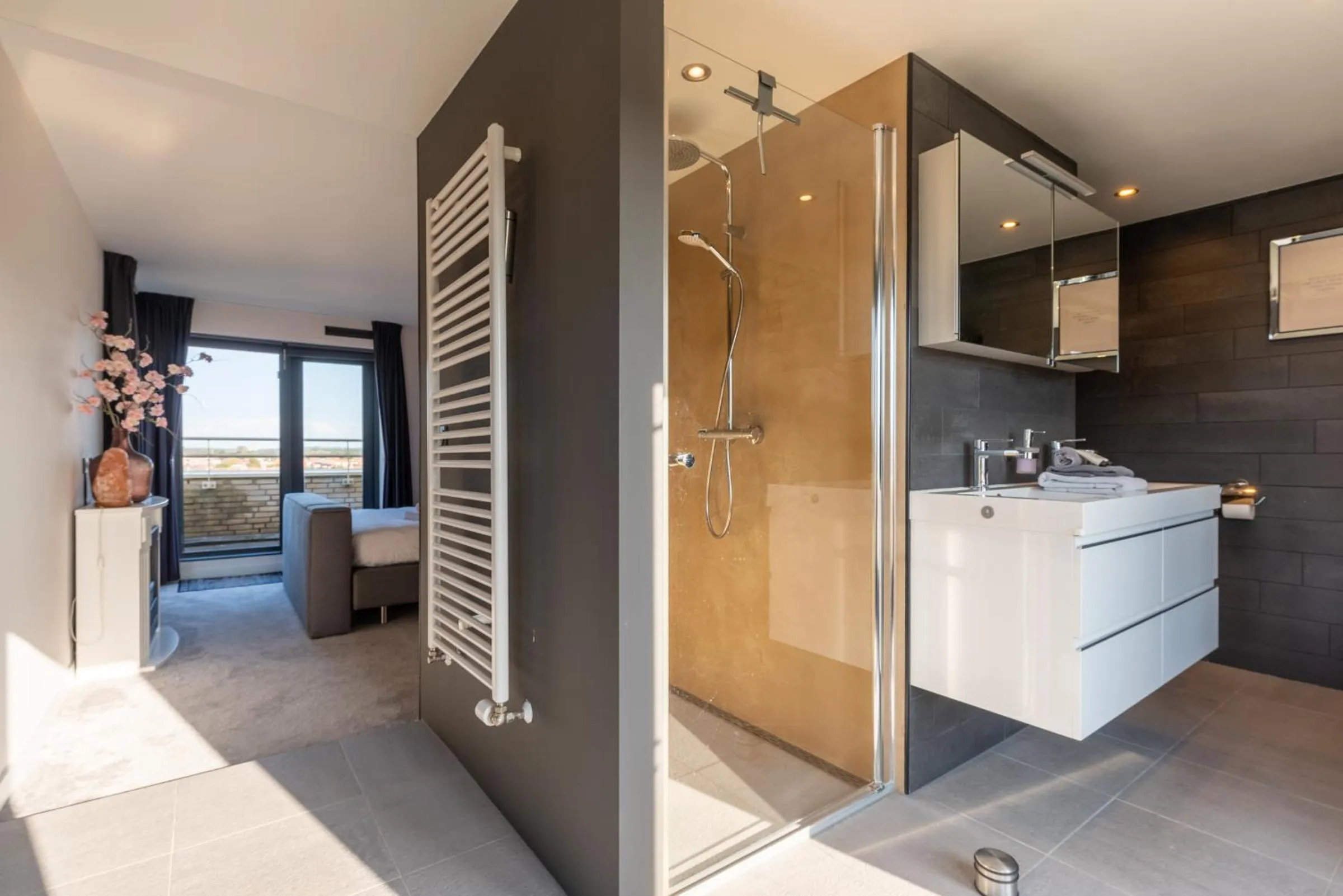 Shower in Beach Villa & Studio