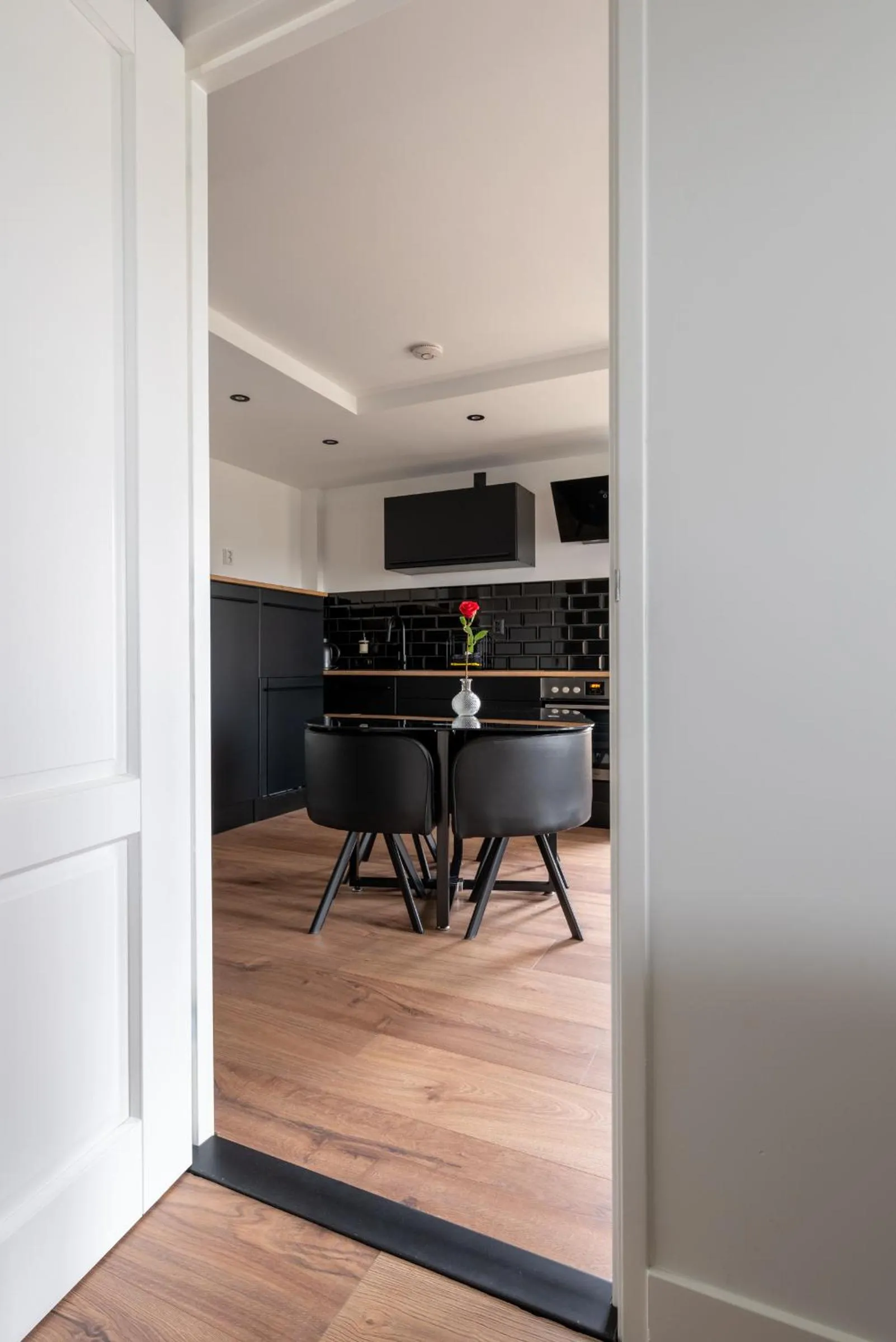 Kitchen or kitchenette in Beach Villa & Studio
