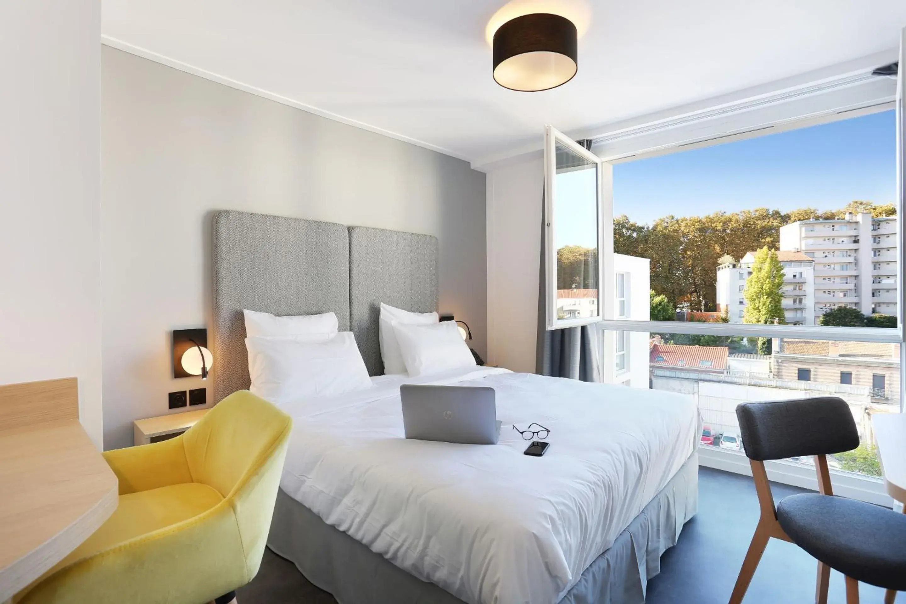 Photo of the whole room, Bed in Appart Hotel Odalys City Toulouse Centre Compans Caffarelli Photo of the whole room, Bed in Appart Hotel Odalys City Toulouse Centre Compans Caffarelli