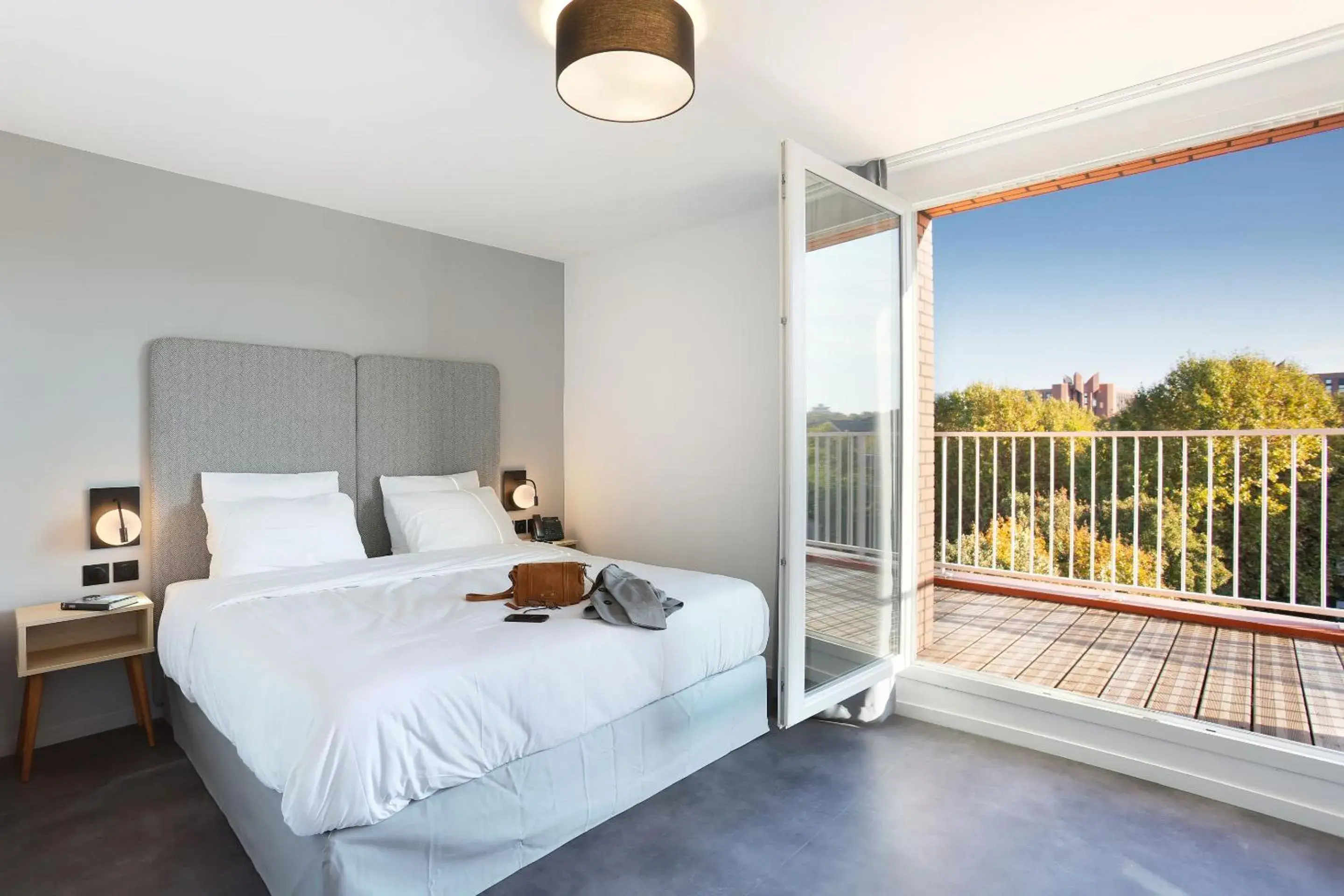 Photo of the whole room, Bed in Appart Hotel Odalys City Toulouse Centre Compans Caffarelli Photo of the whole room, Bed in Appart Hotel Odalys City Toulouse Centre Compans Caffarelli