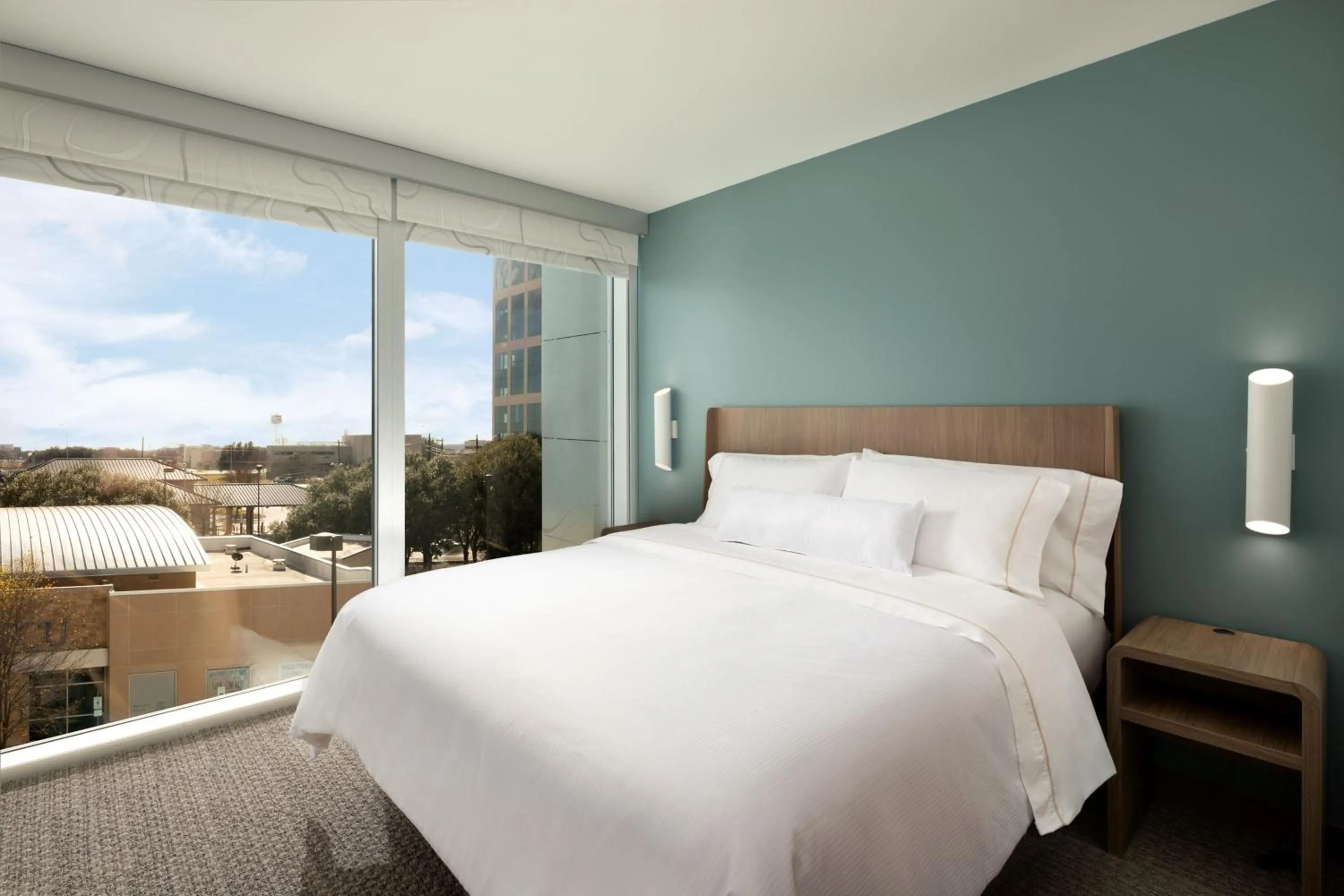 Bedroom, Bed in Element Austin at The Domain