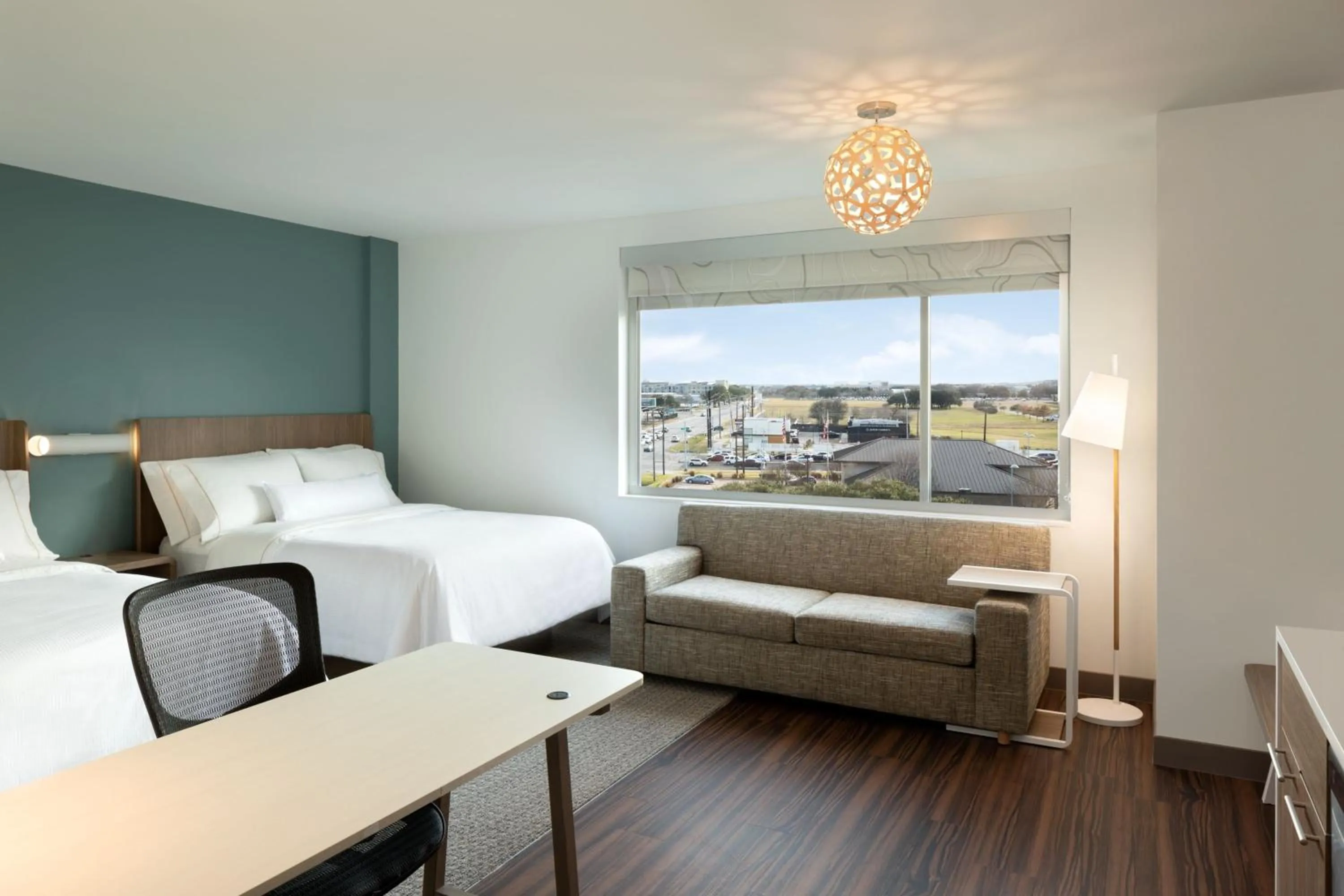 Photo of the whole room, Bed in Element Austin at The Domain