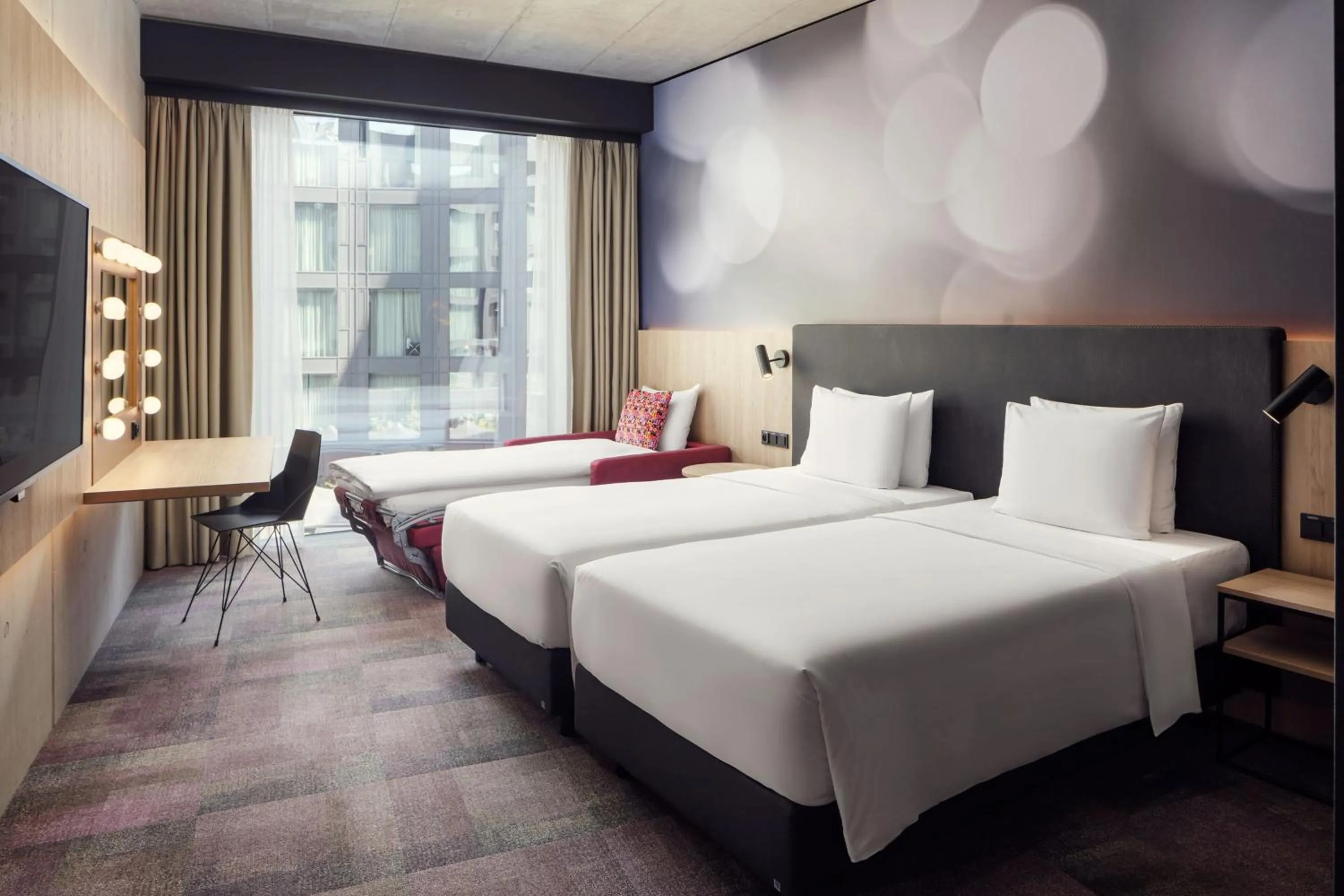 Photo of the whole room, Bed in STAGES HOTEL Prague, a Tribute Portfolio Hotel