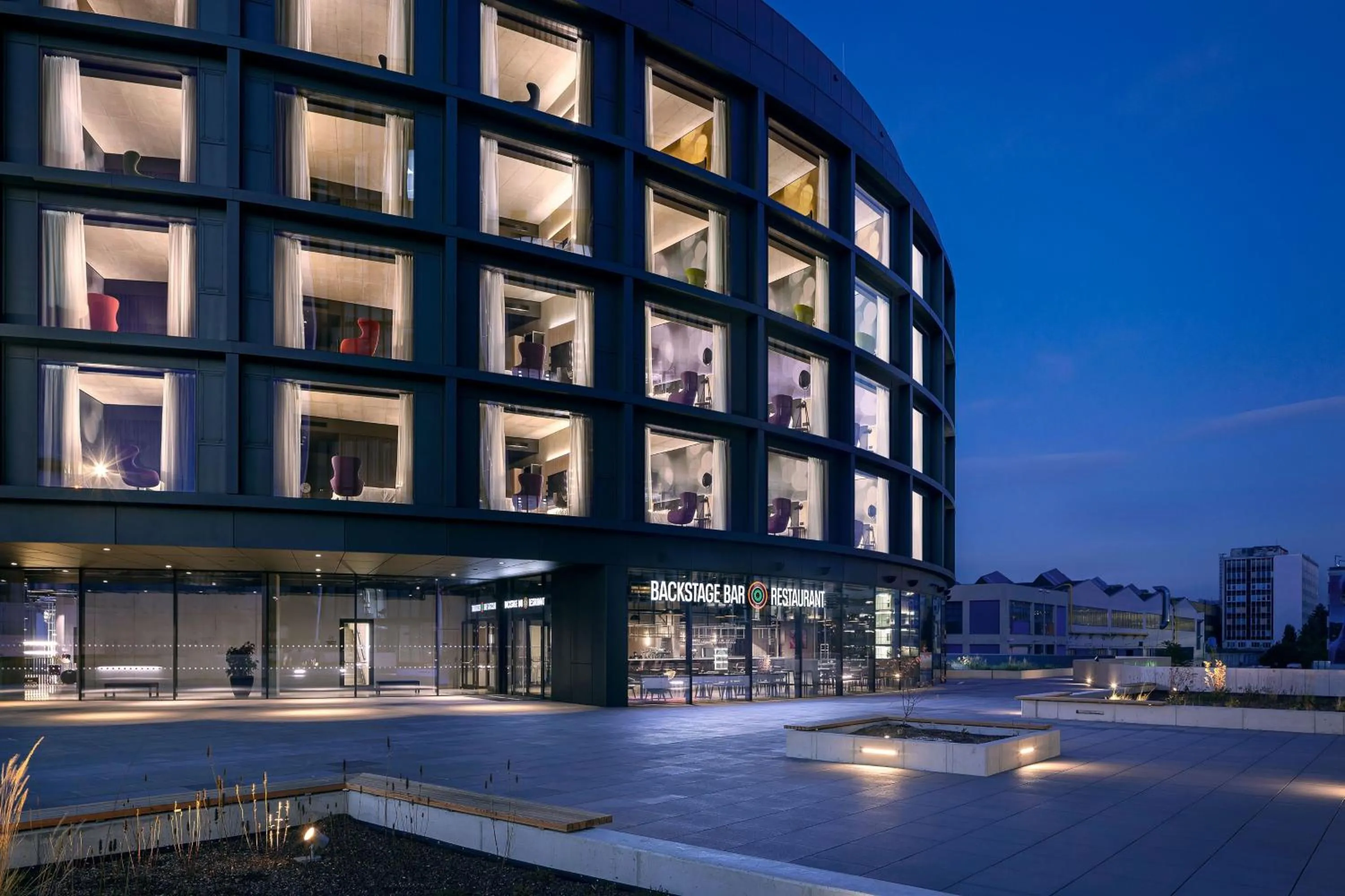 Property building in STAGES HOTEL Prague, a Tribute Portfolio Hotel