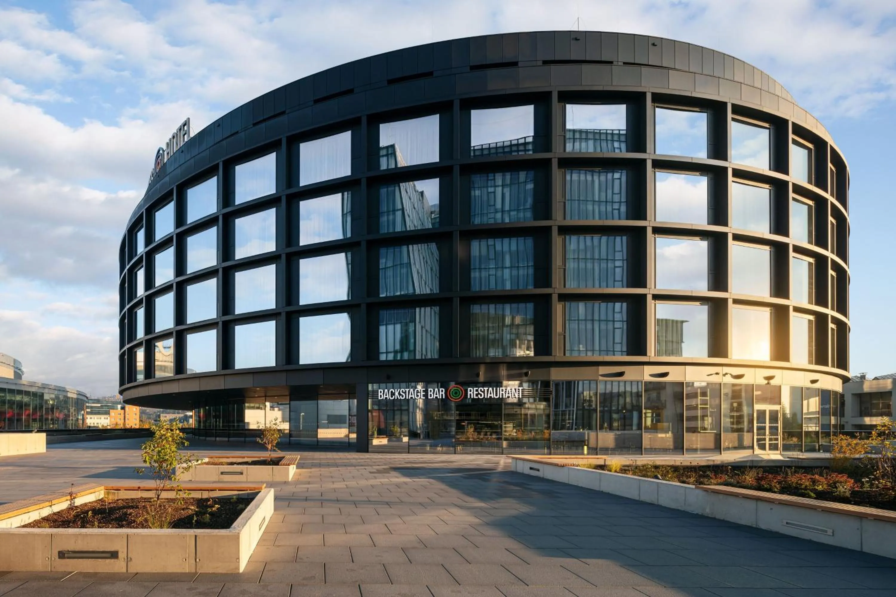 Property building in STAGES HOTEL Prague, a Tribute Portfolio Hotel