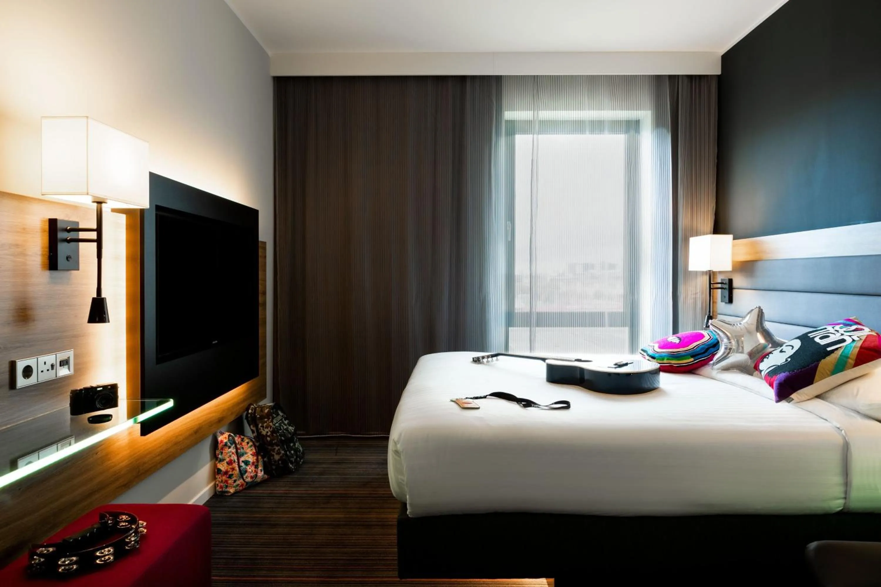 Bedroom, Bed in Moxy Glasgow SEC