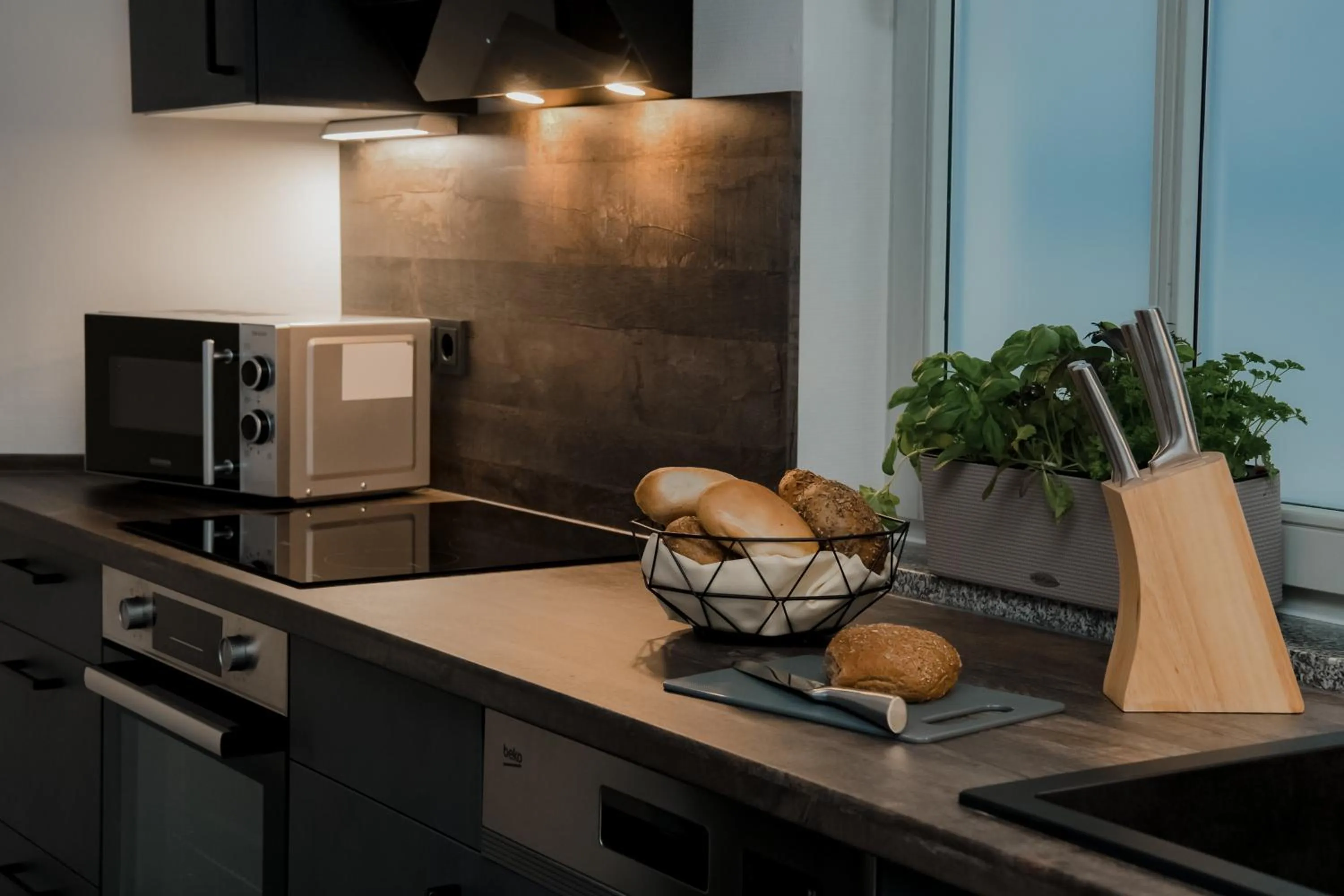 kitchen in Hotel Alekto