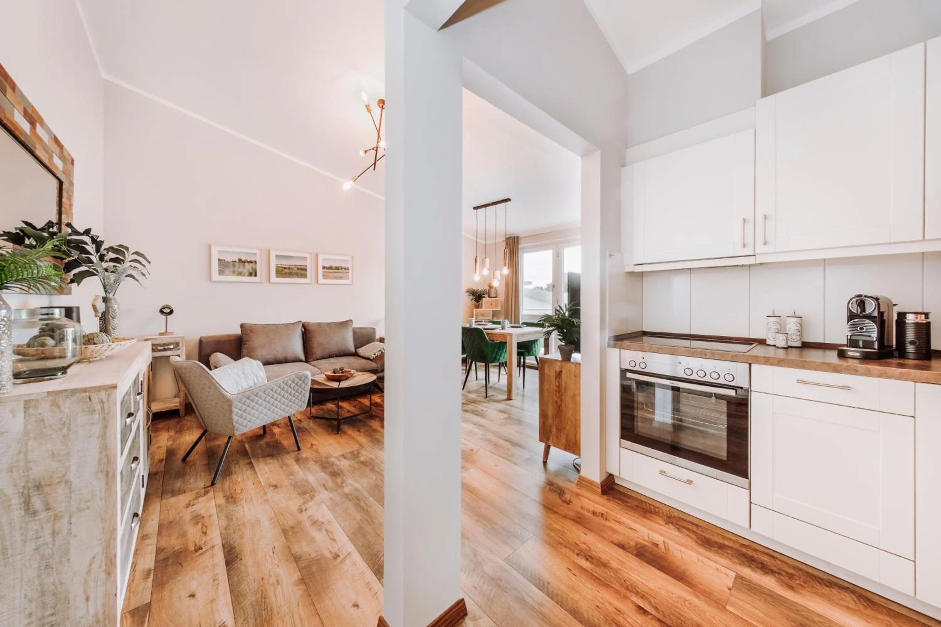 Kitchen or kitchenette in Sonne-Strand-Binz
