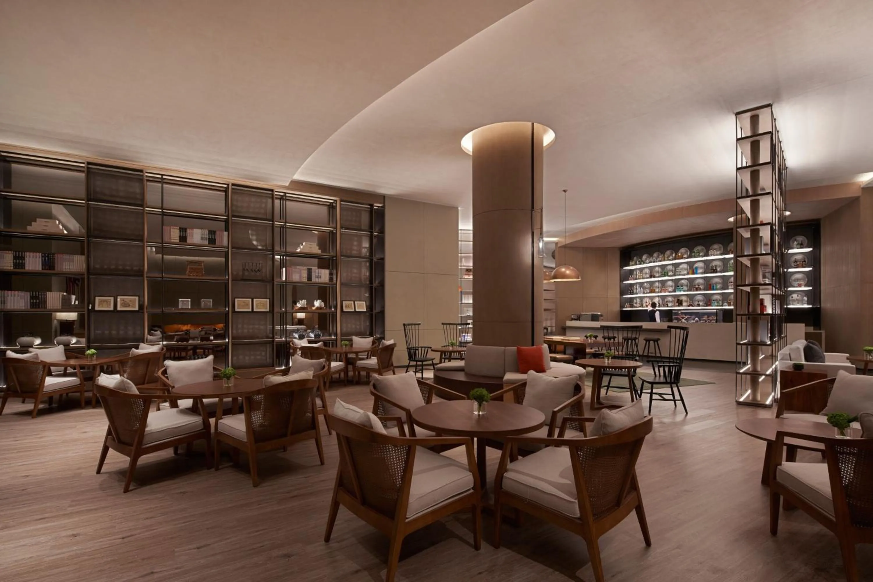 Lounge or bar in Beijing Marriott Hotel Yanqing