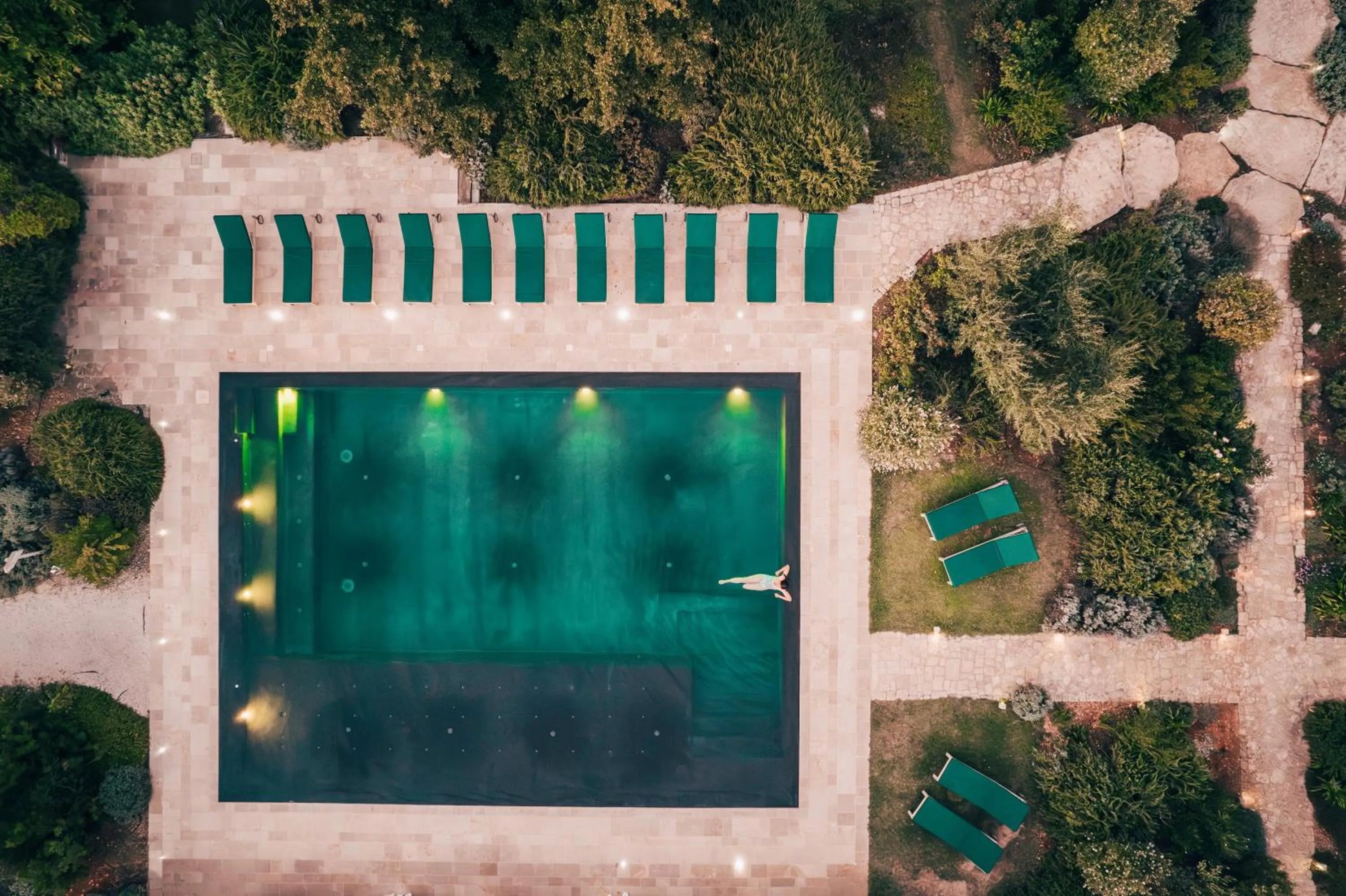 Swimming pool in Villa Aurelia Suites and Apartments