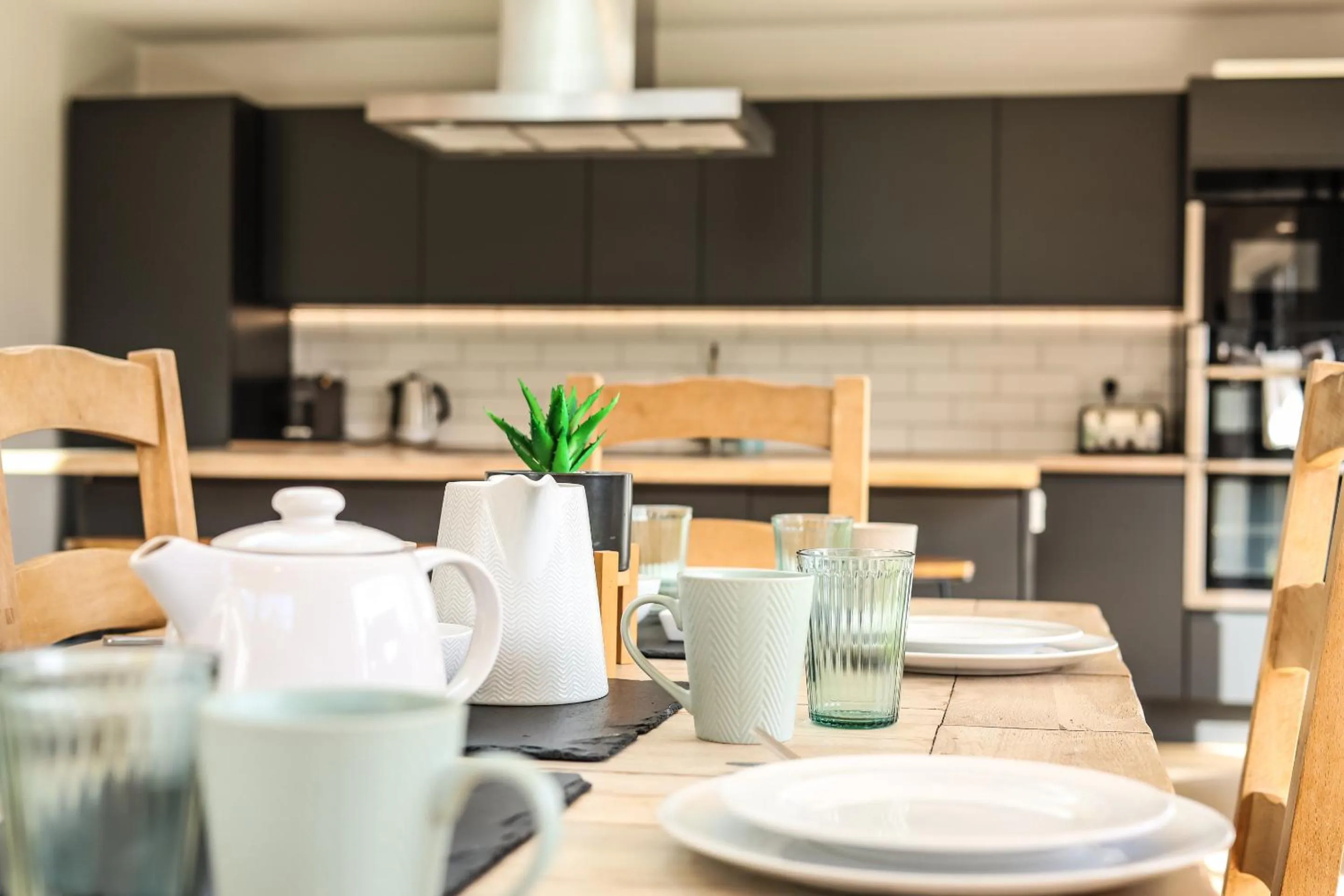 Kitchen or kitchenette in Iona 4 bed luxury in the heart of Bracklesham Bay