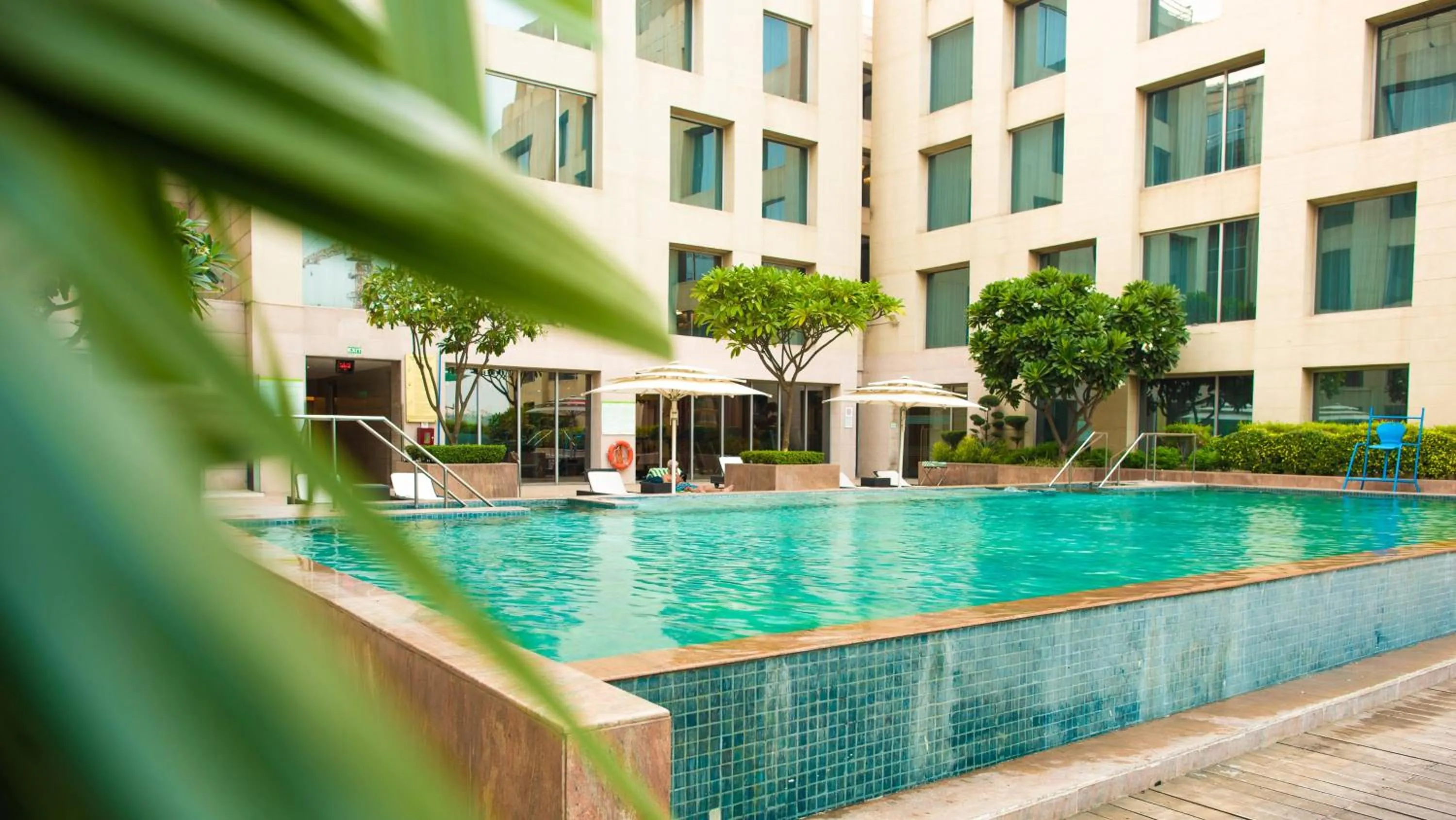 Swimming pool in Holiday Inn New Delhi Aerocity by IHG