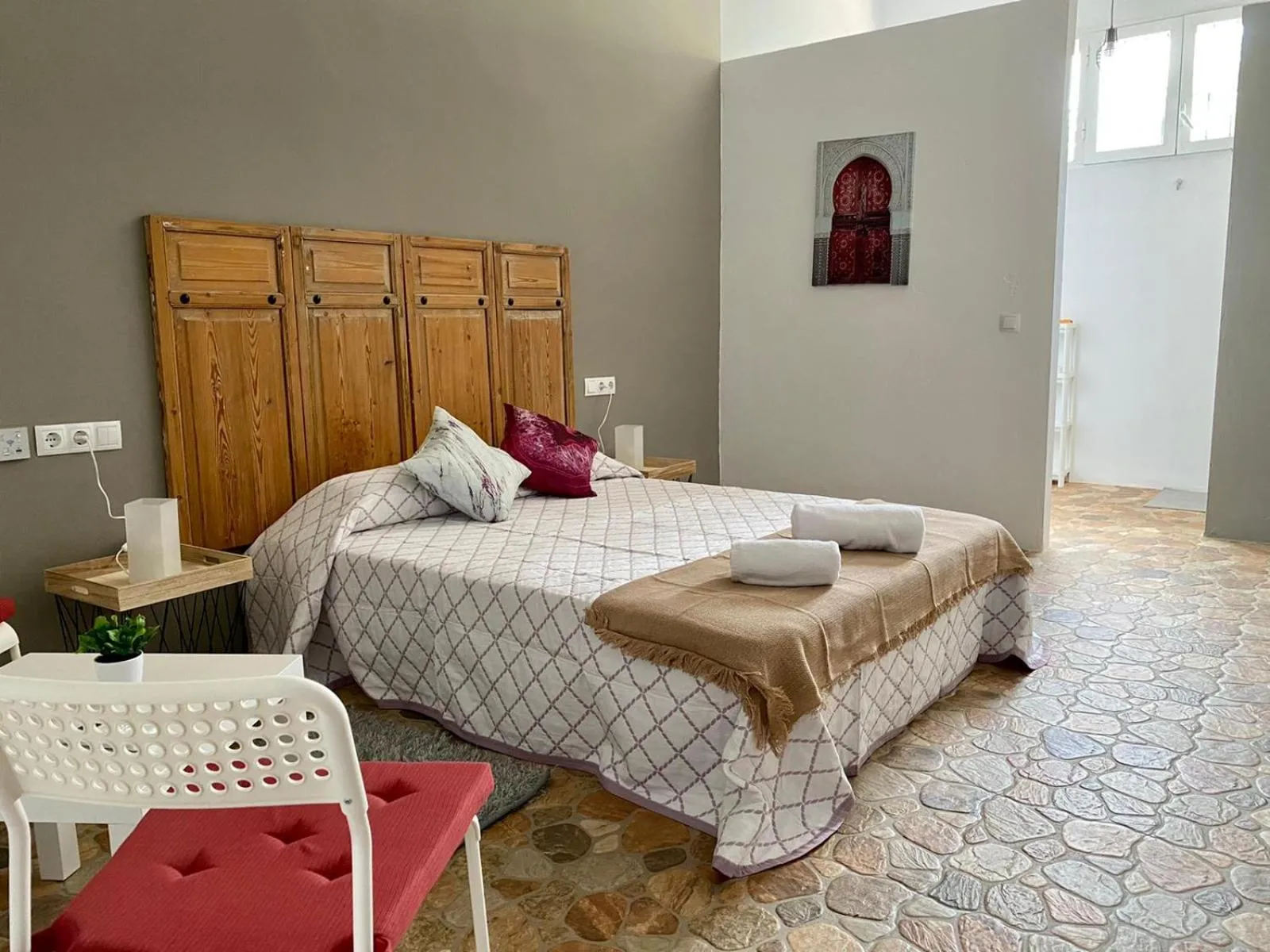 Bed in Devmani Hotel Rural