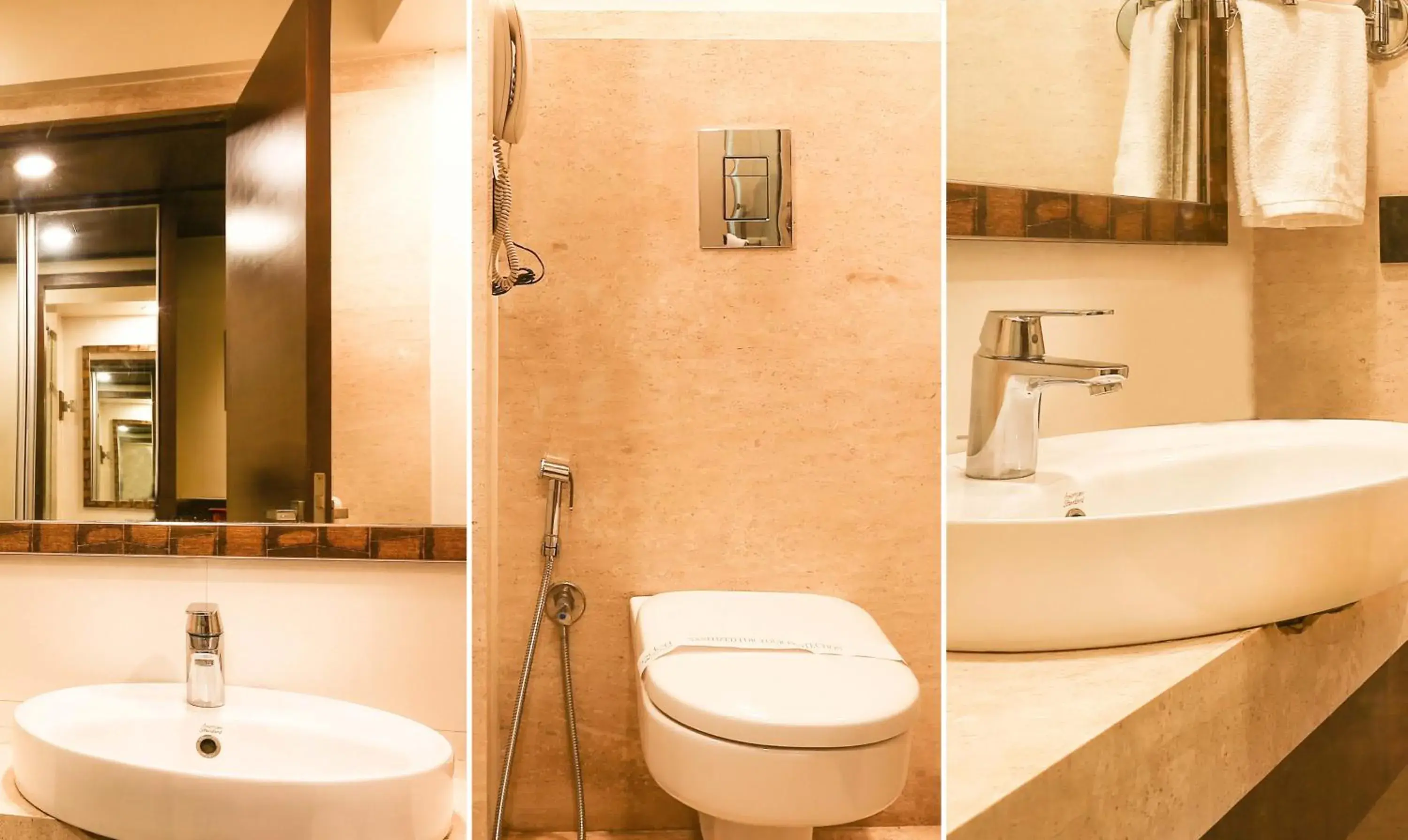 Bathroom in Treebo Premium Eden Residency Near Sec 29 Bathroom in Treebo Premium Eden Residency Near Sec 29