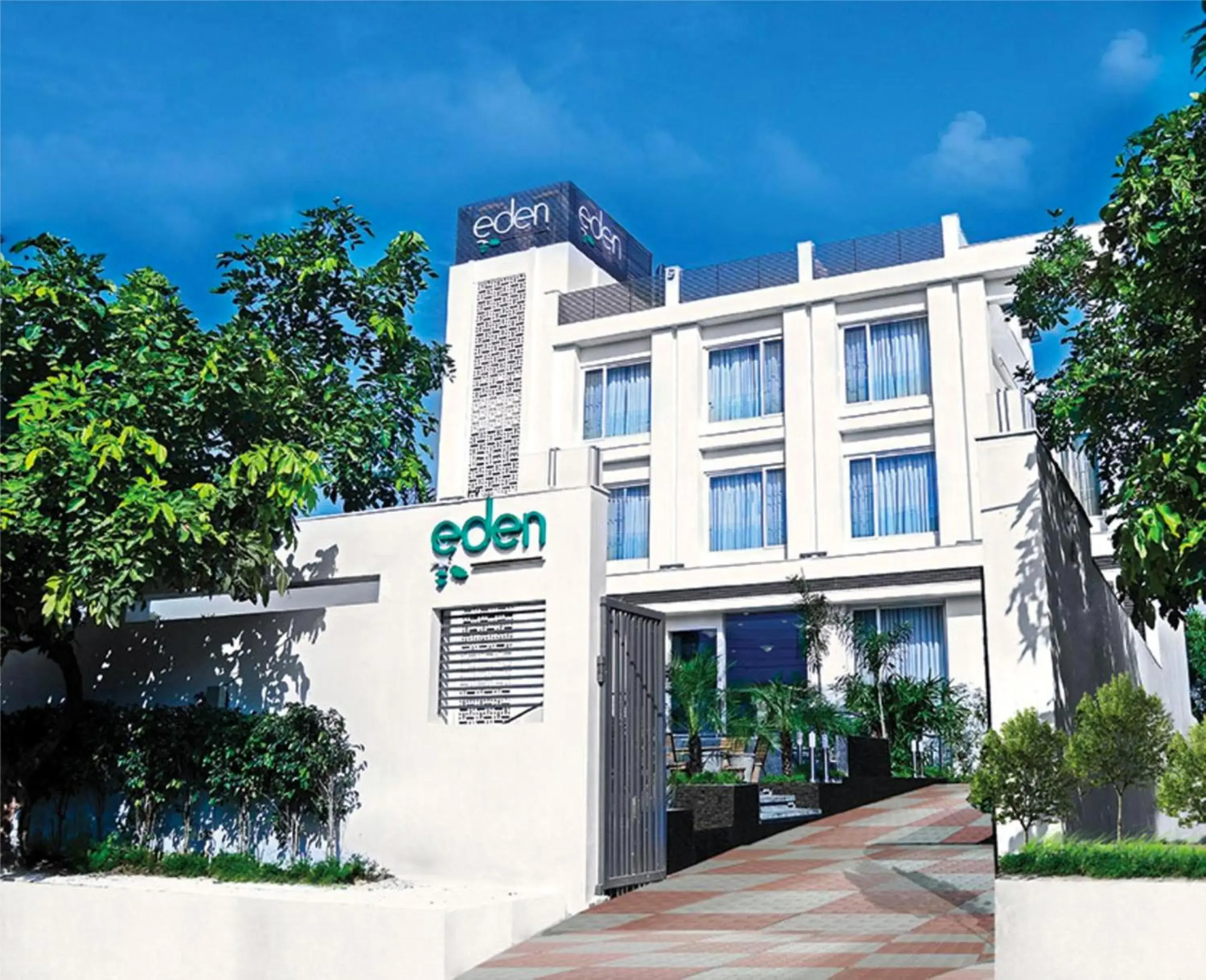 Facade/entrance in Treebo Premium Eden Residency Near Sec 29 Facade/entrance in Treebo Premium Eden Residency Near Sec 29