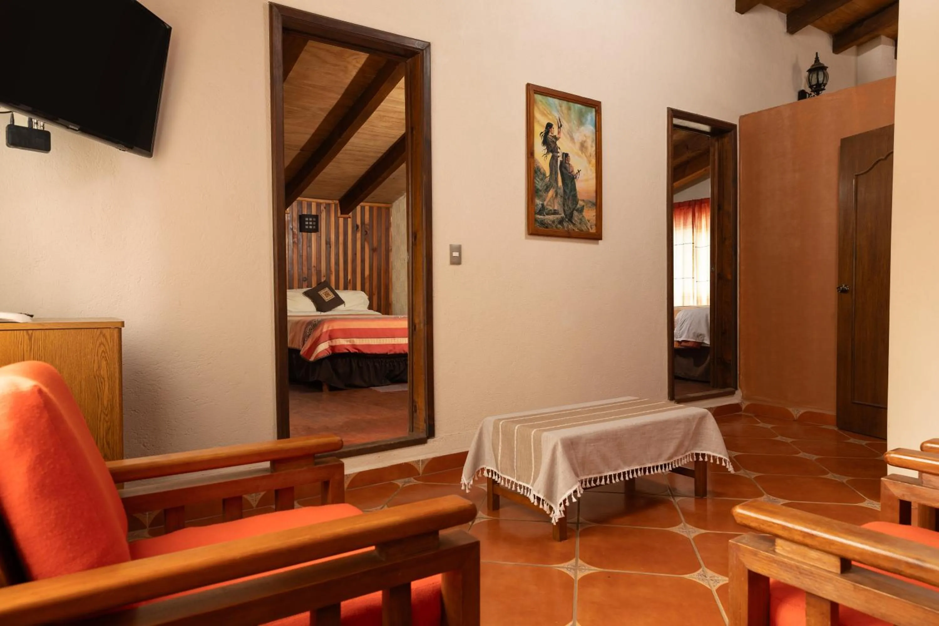 Bed in Cabañas Sierra Verde