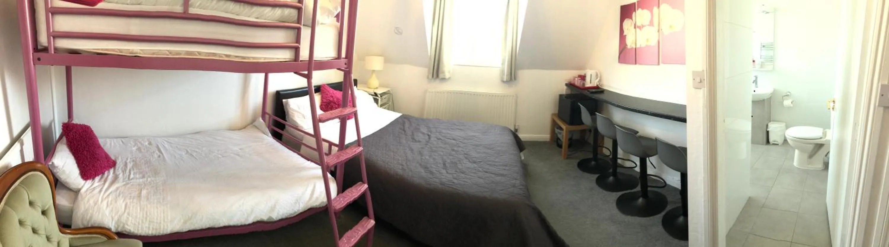 Bed in Admiral Hotel