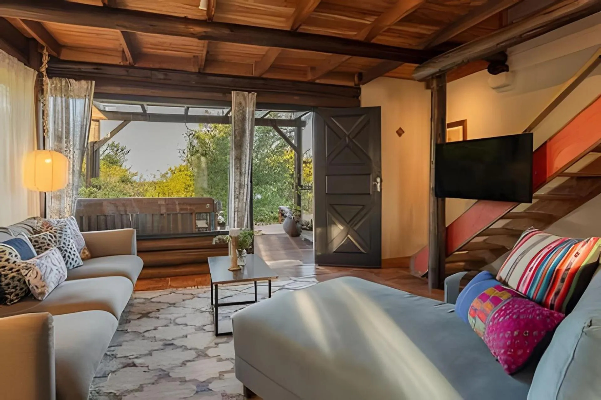 Living room in Villa Sayuri