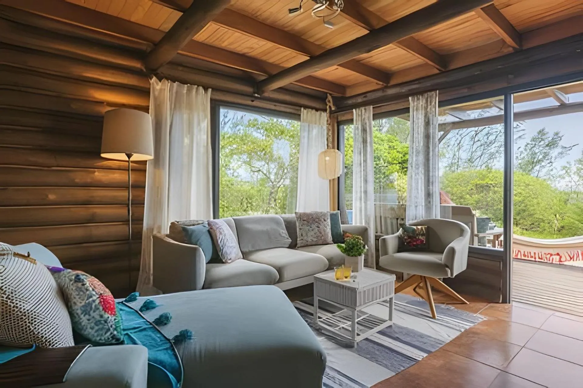 Living room in Villa Sayuri