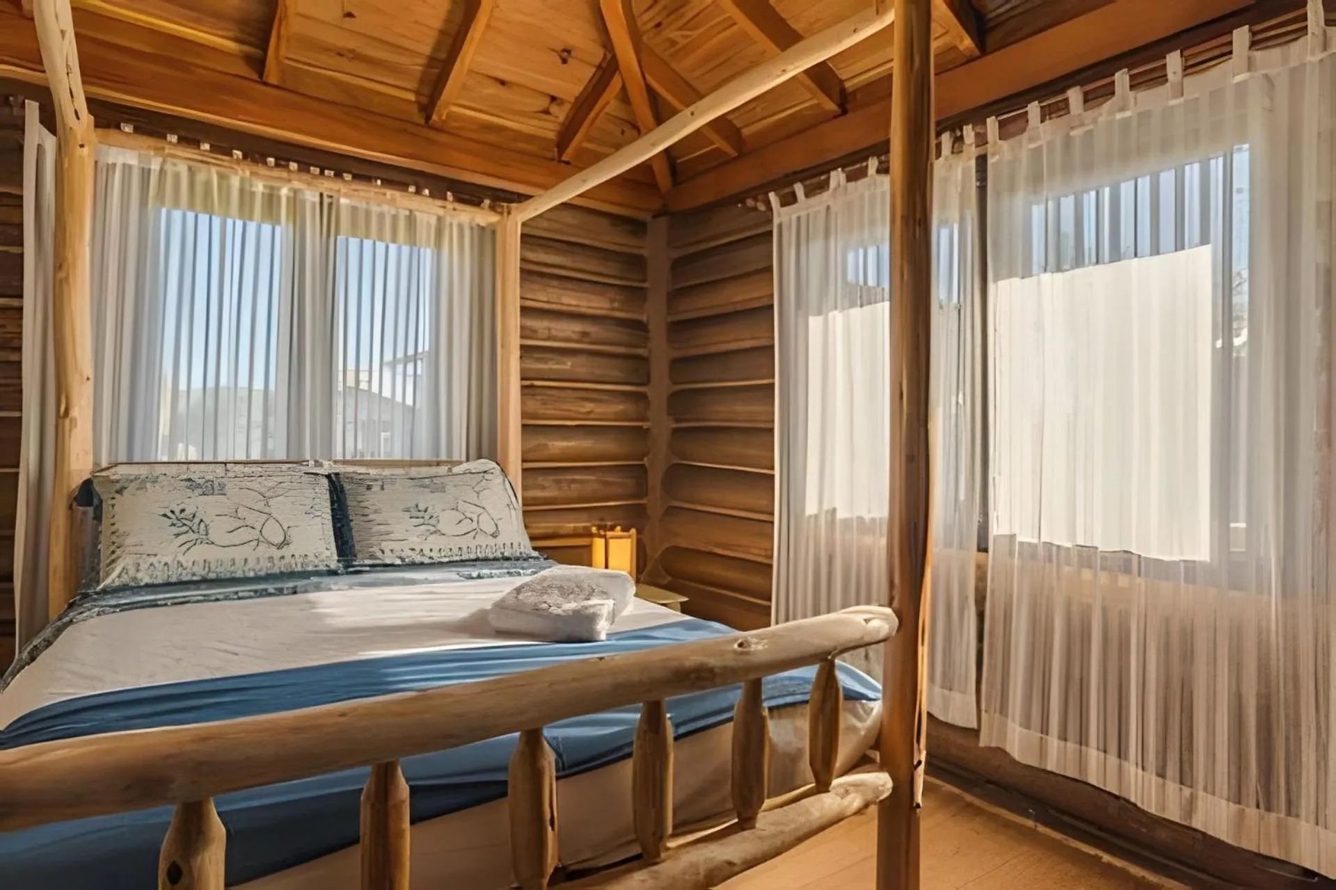 Bedroom, Bed in Villa Sayuri